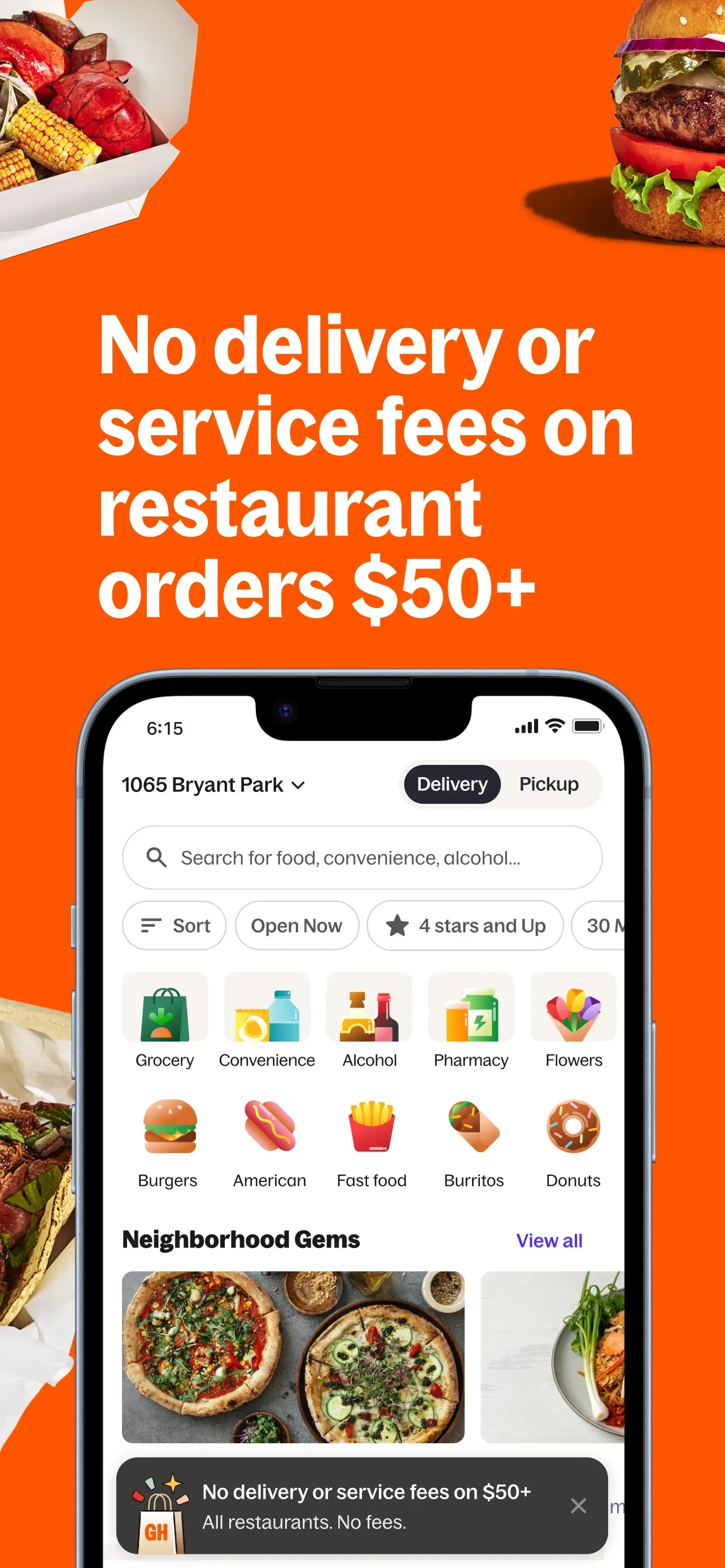Grubhub: Food Delivery app store screenshot 2 — Unknown (iOS)