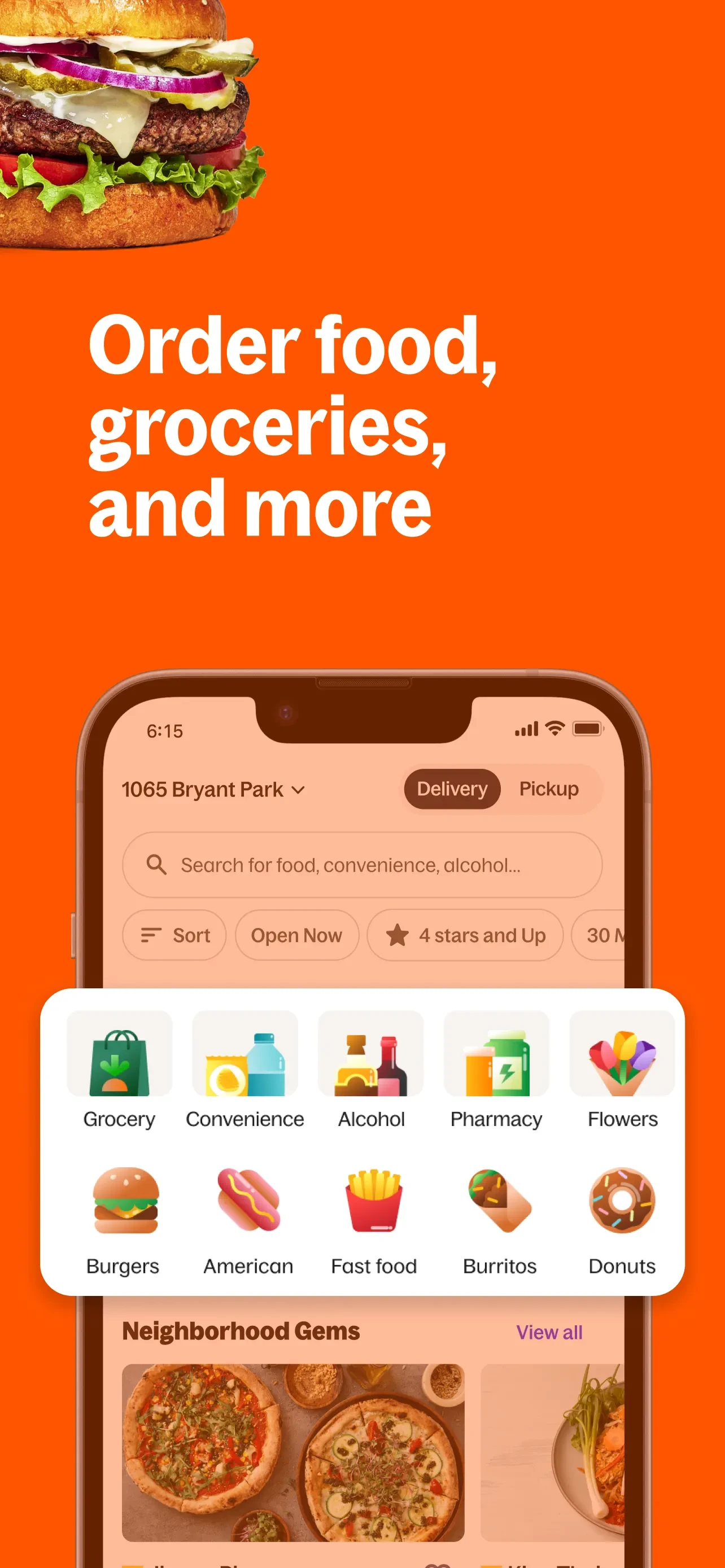 Grubhub: Food Delivery app store screenshot 3 — Unknown (iOS)