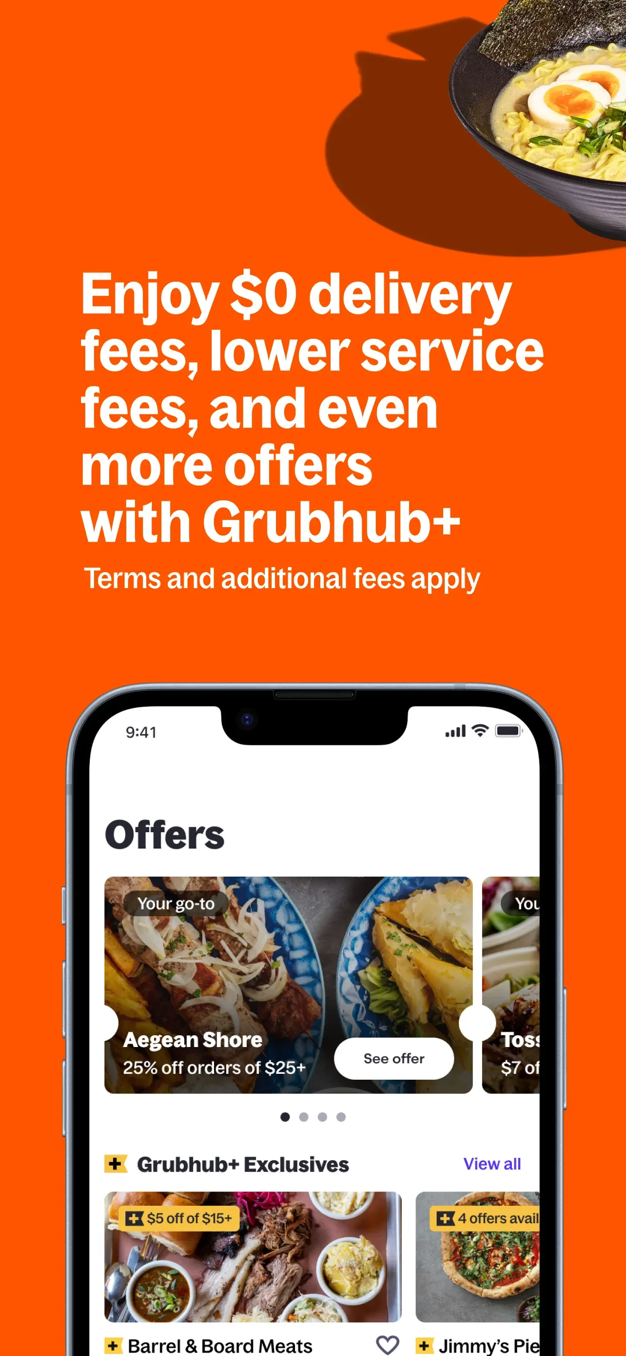 Grubhub: Food Delivery app store screenshot 5 — Unknown (iOS)