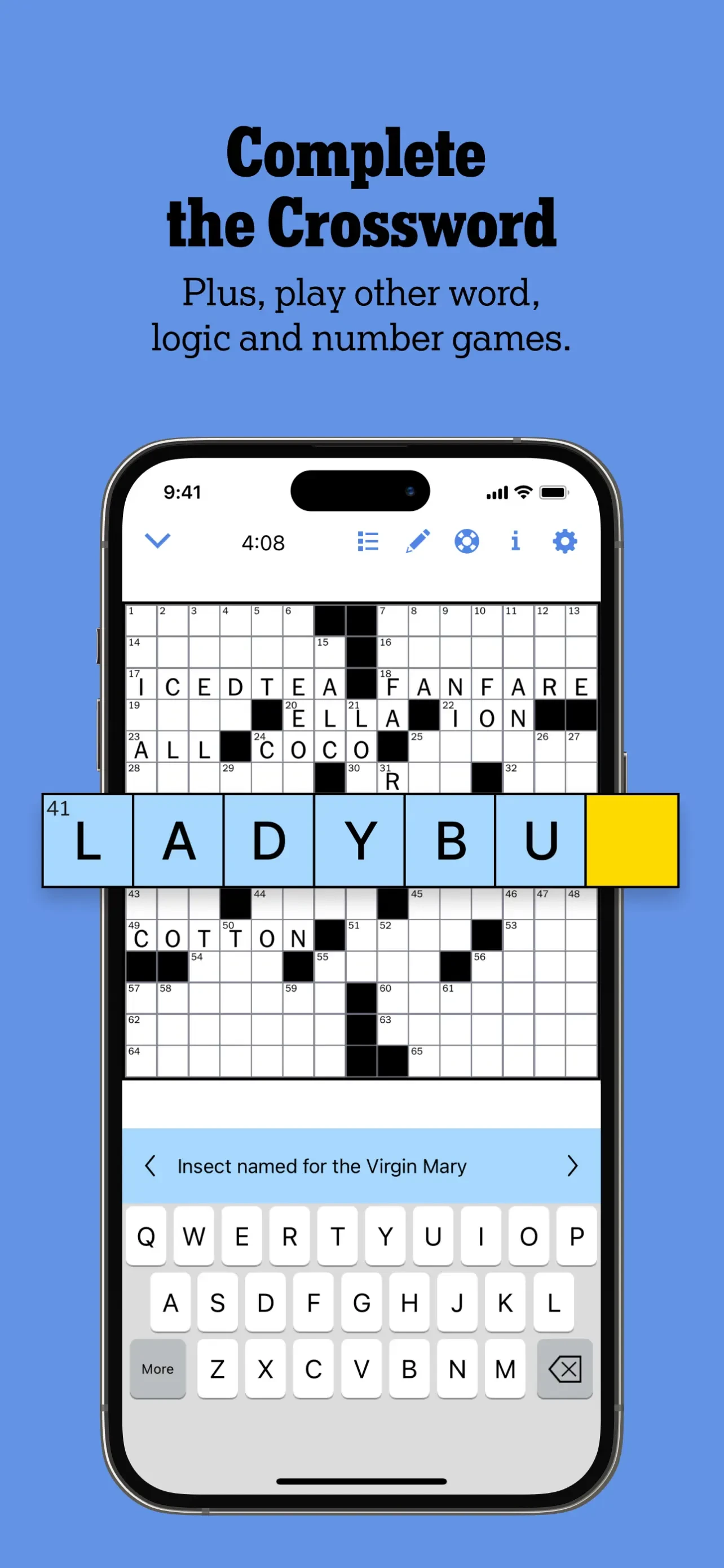 NYT Games: Wordle & Crossword app store screenshot 1 — Games (iOS)