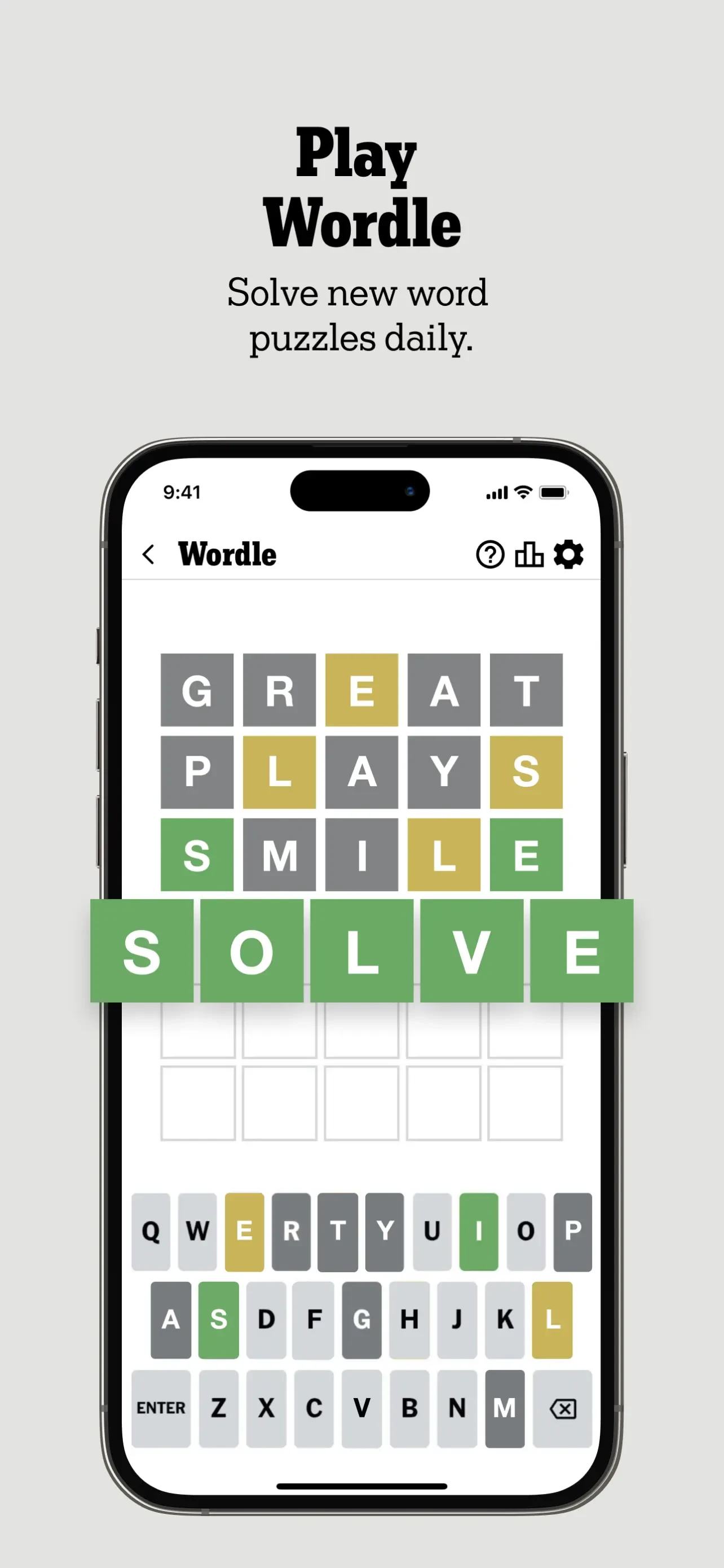 NYT Games: Wordle & Crossword app store screenshot 2 — Games (iOS)