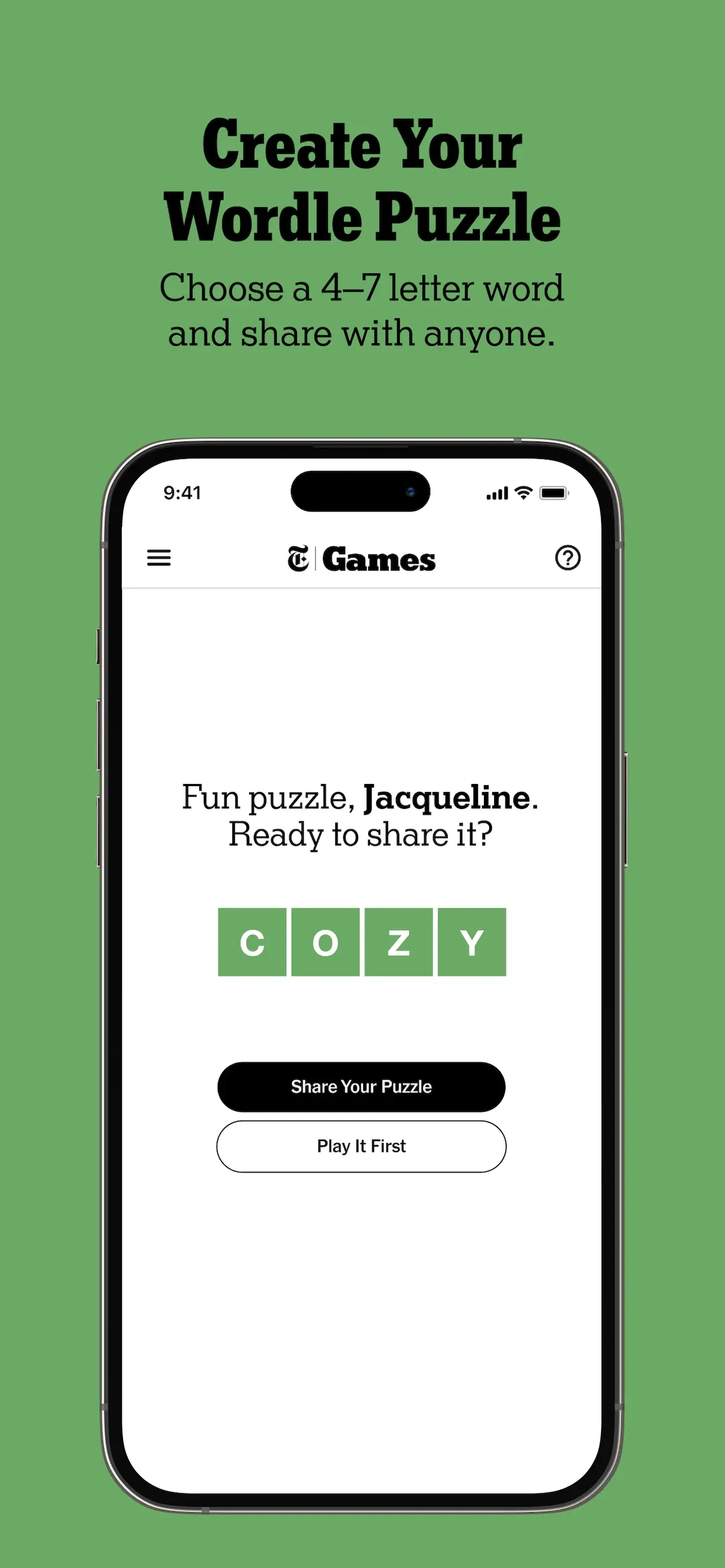 NYT Games: Wordle & Crossword app store screenshot 7 — Games (iOS)