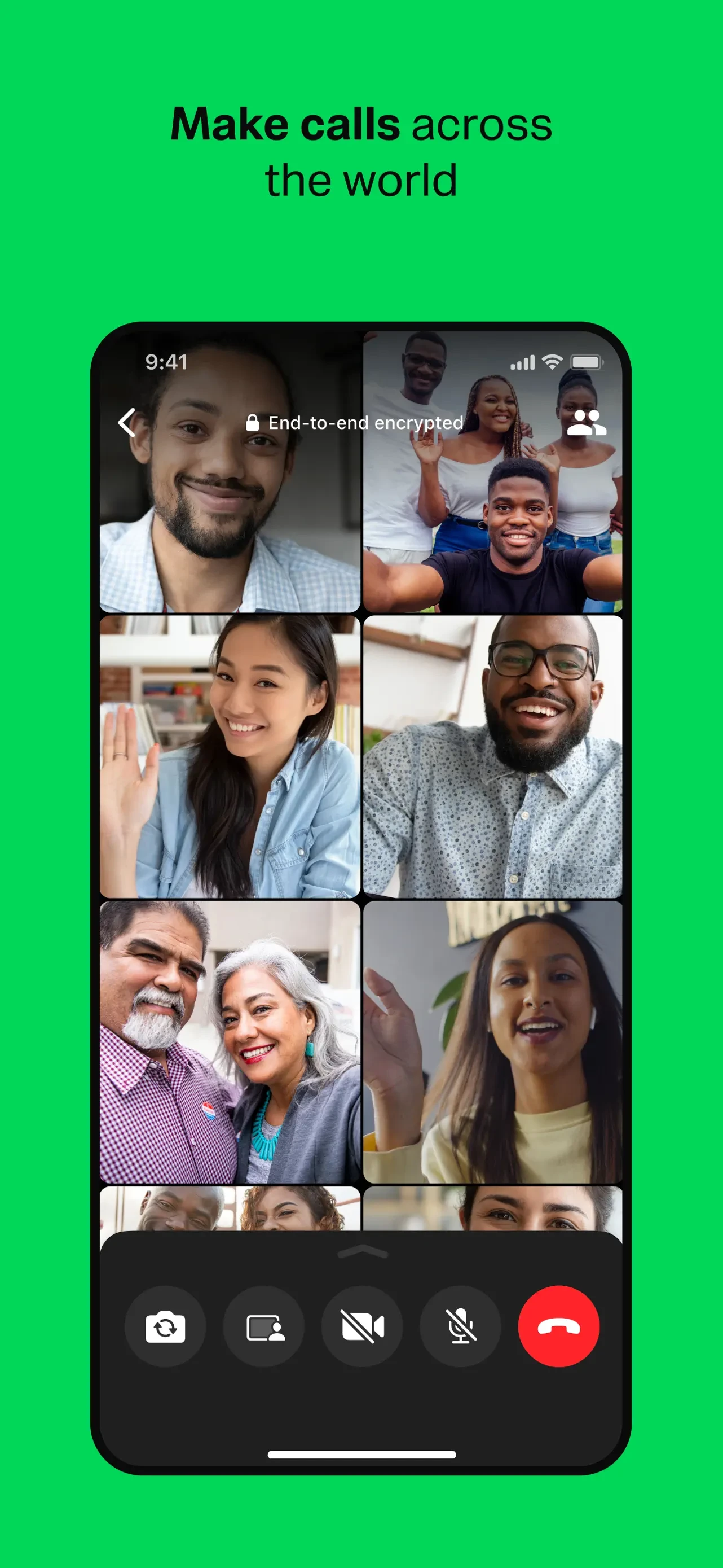 WhatsApp Messenger app store screenshot 2 — Social Networking (iOS)