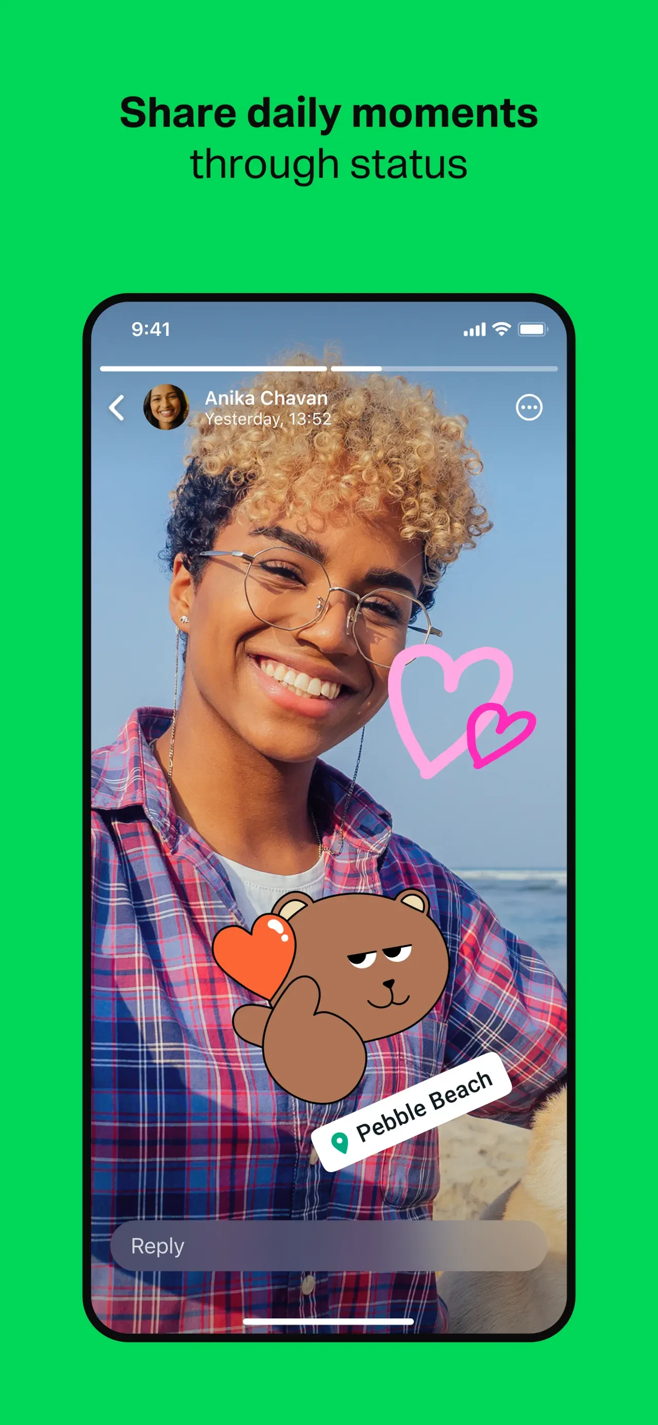 WhatsApp Messenger app store screenshot 5 — Social Networking (iOS)