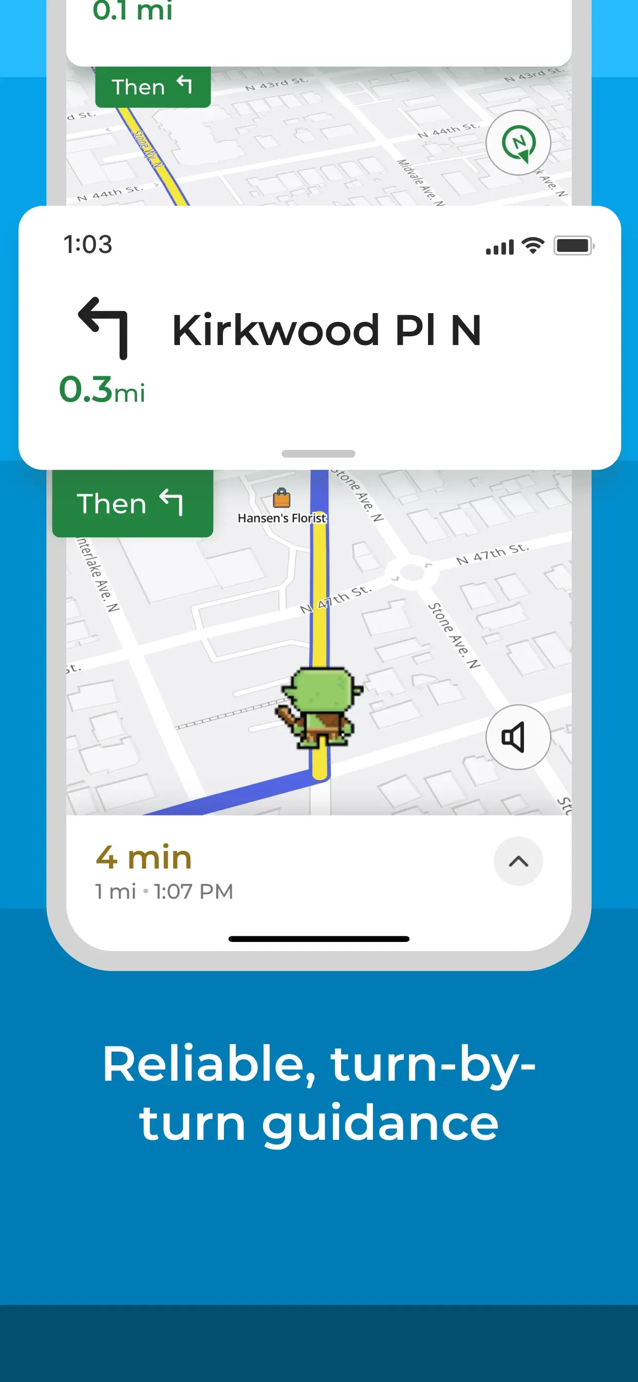 MapQuest GPS Navigation & Maps app store screenshot 2 — Unknown (iOS)