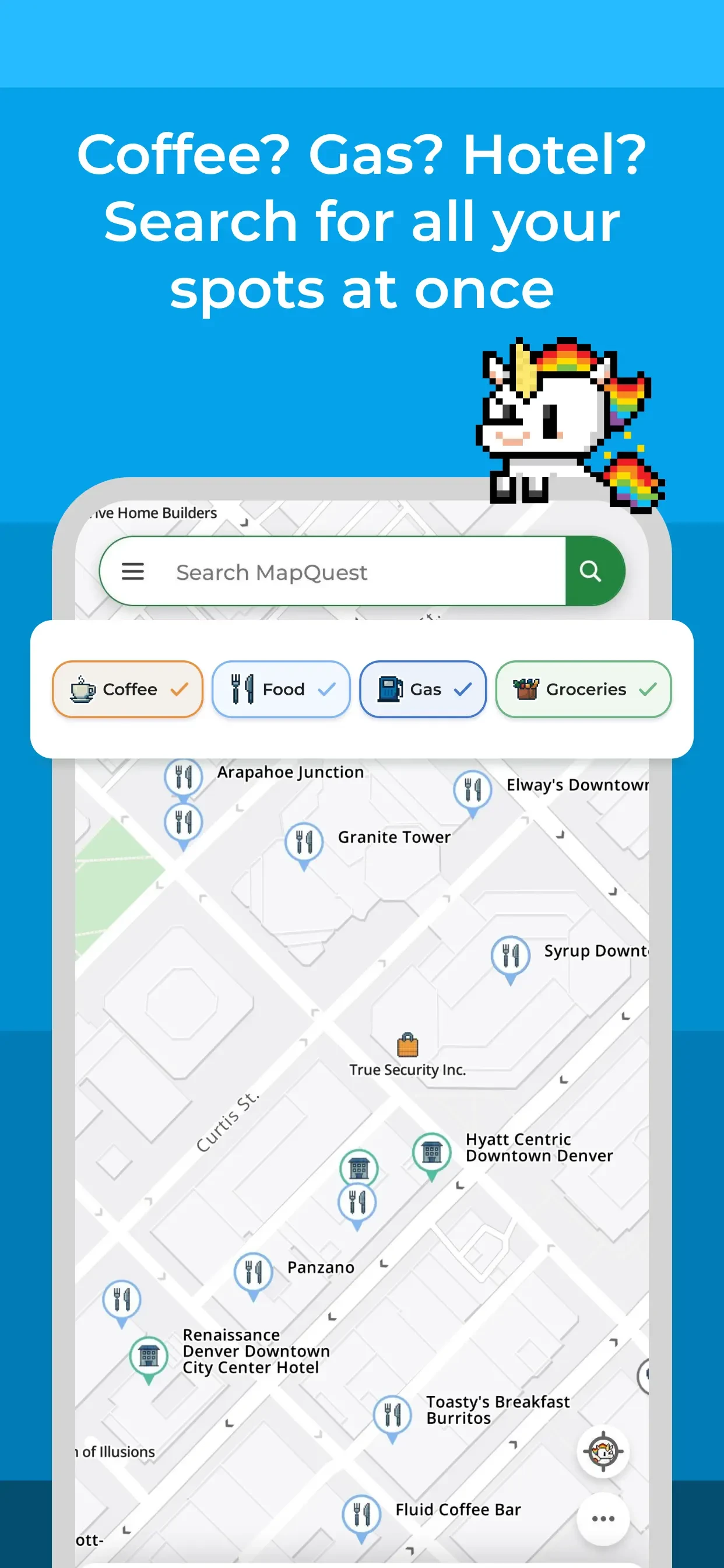 MapQuest GPS Navigation & Maps app store screenshot 3 — Unknown (iOS)