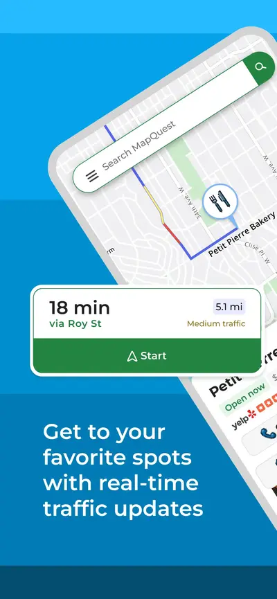 MapQuest GPS Navigation & Maps app store screenshot 6 — Unknown (iOS)