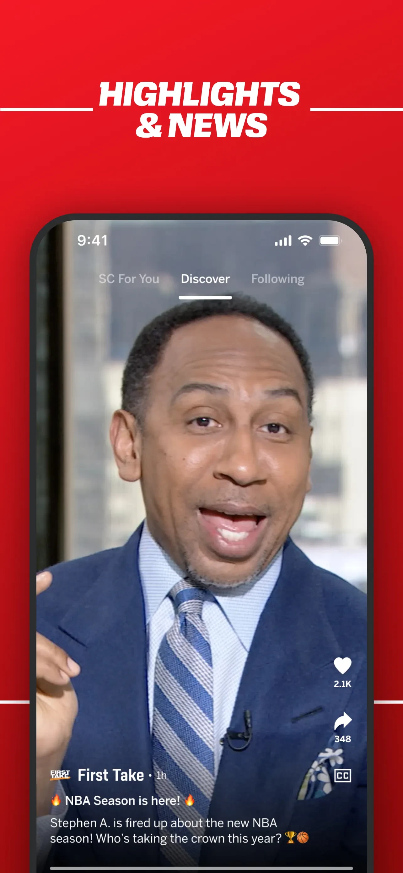 ESPN: Live Sports & Scores app store screenshot 4 — Sports (iOS)