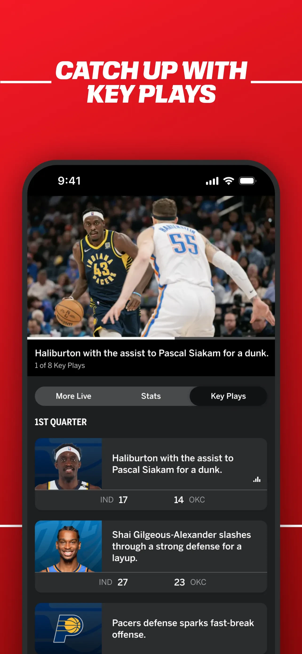 ESPN: Live Sports & Scores app store screenshot 6 — Sports (iOS)