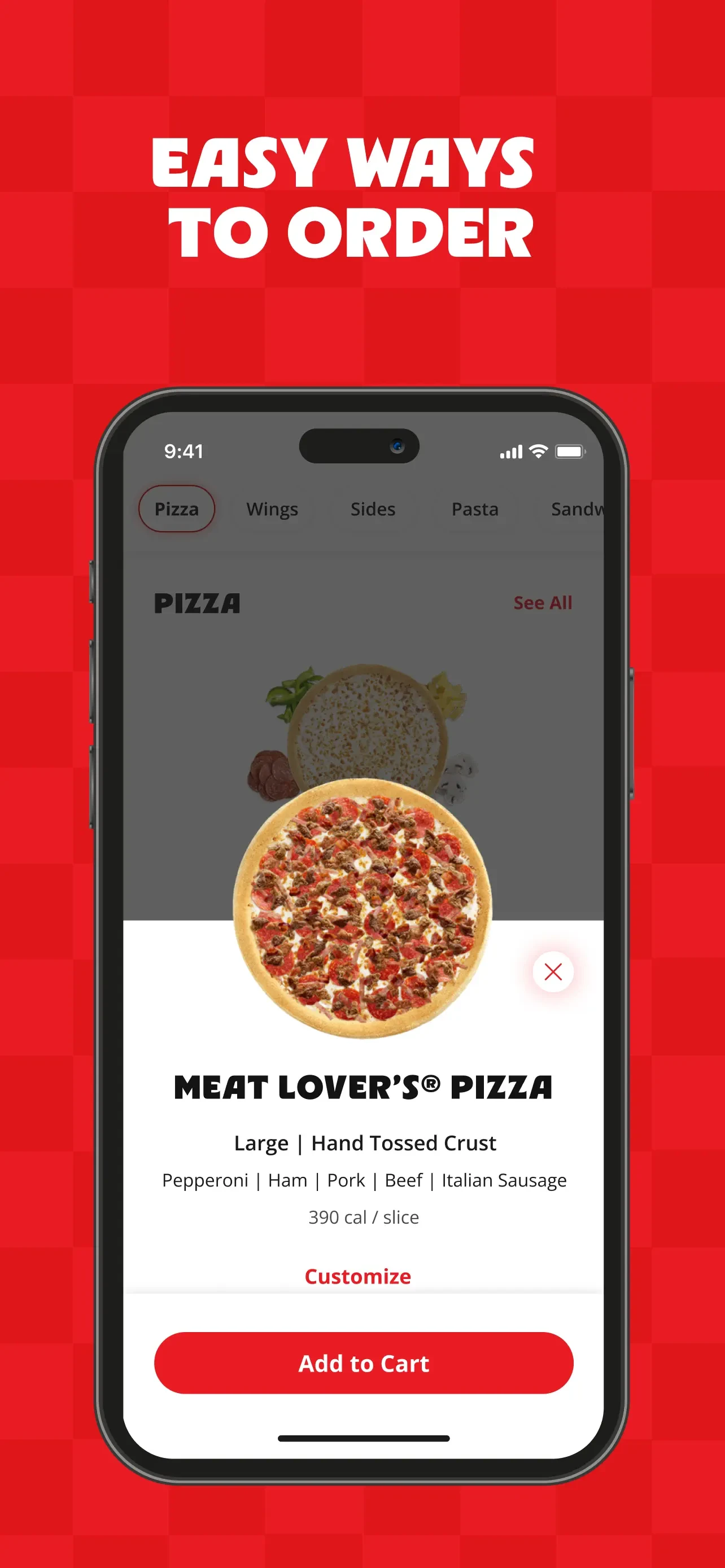 Pizza Hut - Delivery & Takeout app store screenshot 3 — Food & Drink (iOS)