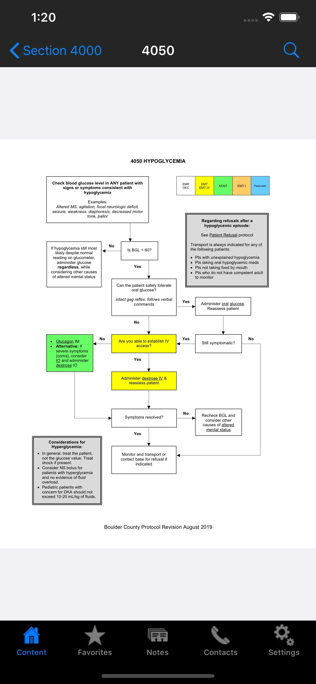 Paramedic Protocol Provider app store screenshot 2 — Unknown (iOS)