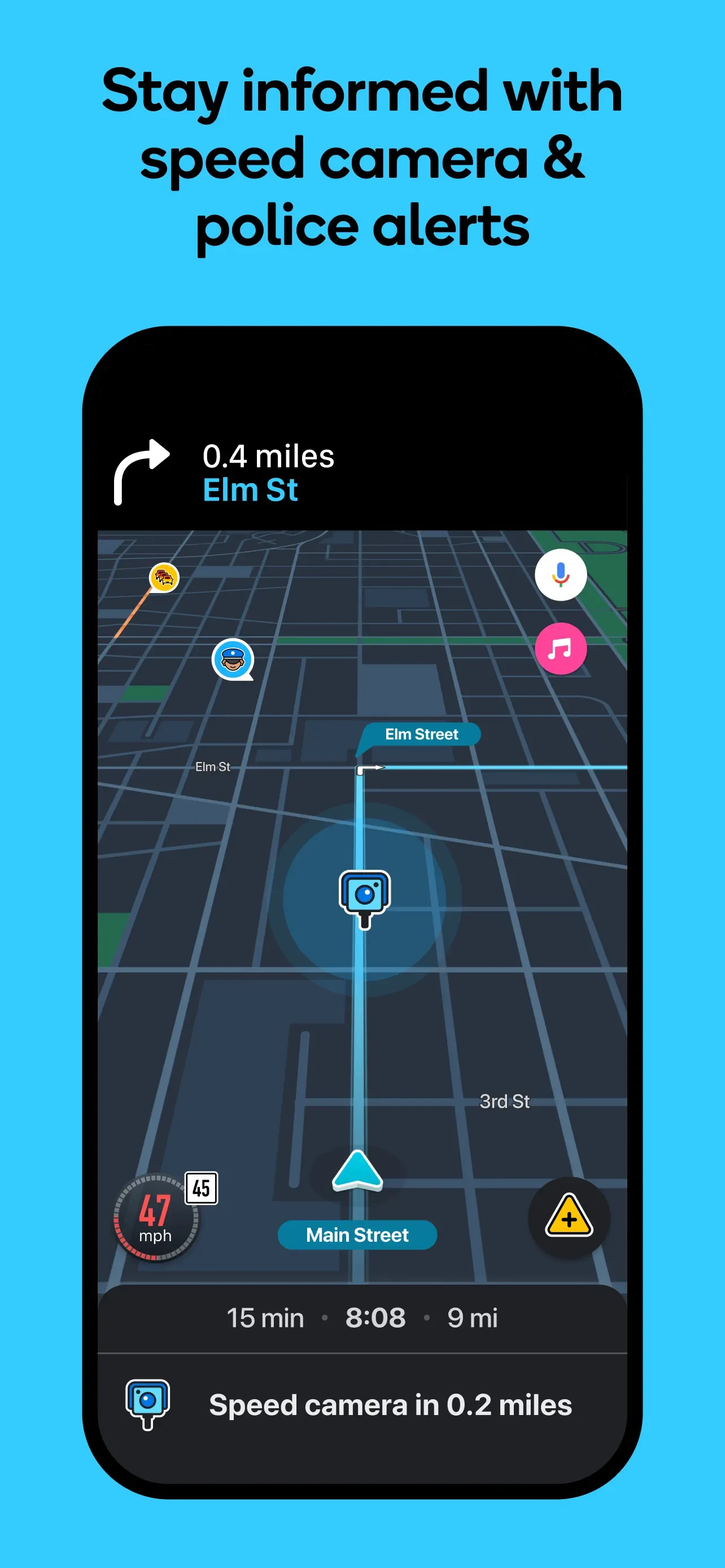 Waze Navigation & Live Traffic app store screenshot 3 — Unknown (iOS)