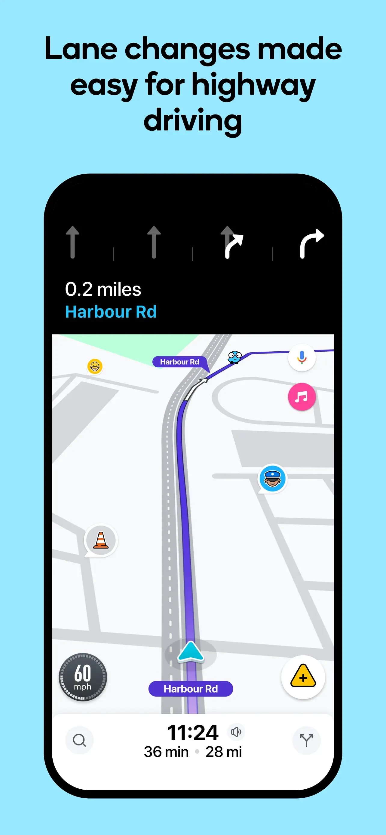 Waze Navigation & Live Traffic app store screenshot 4 — Unknown (iOS)