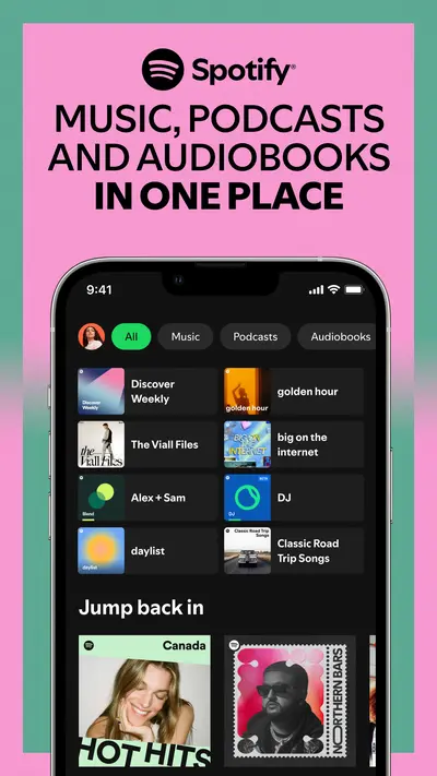 Spotify: Music and Podcasts app store screenshot 1 — Music (iOS)