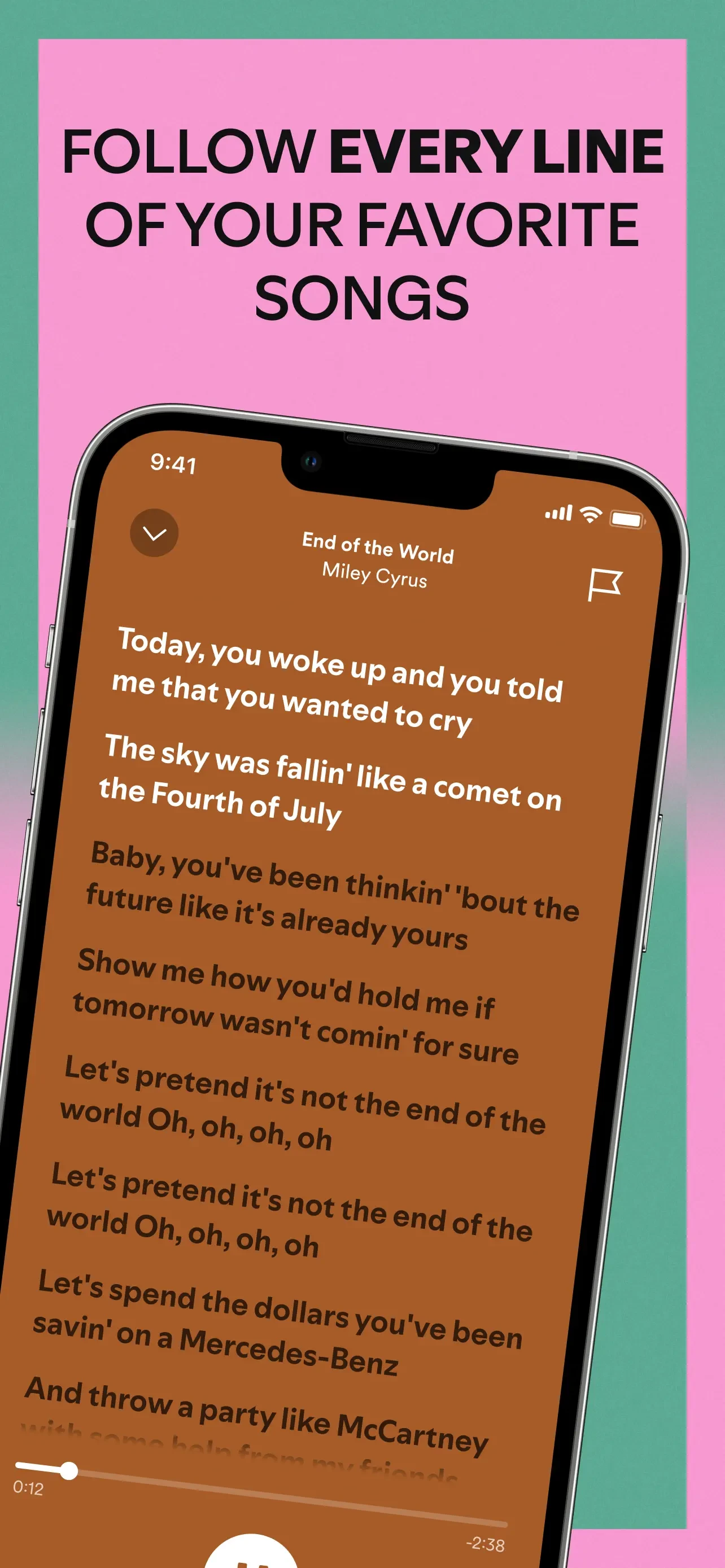 Spotify: Music and Podcasts app store screenshot 3 — Music (iOS)