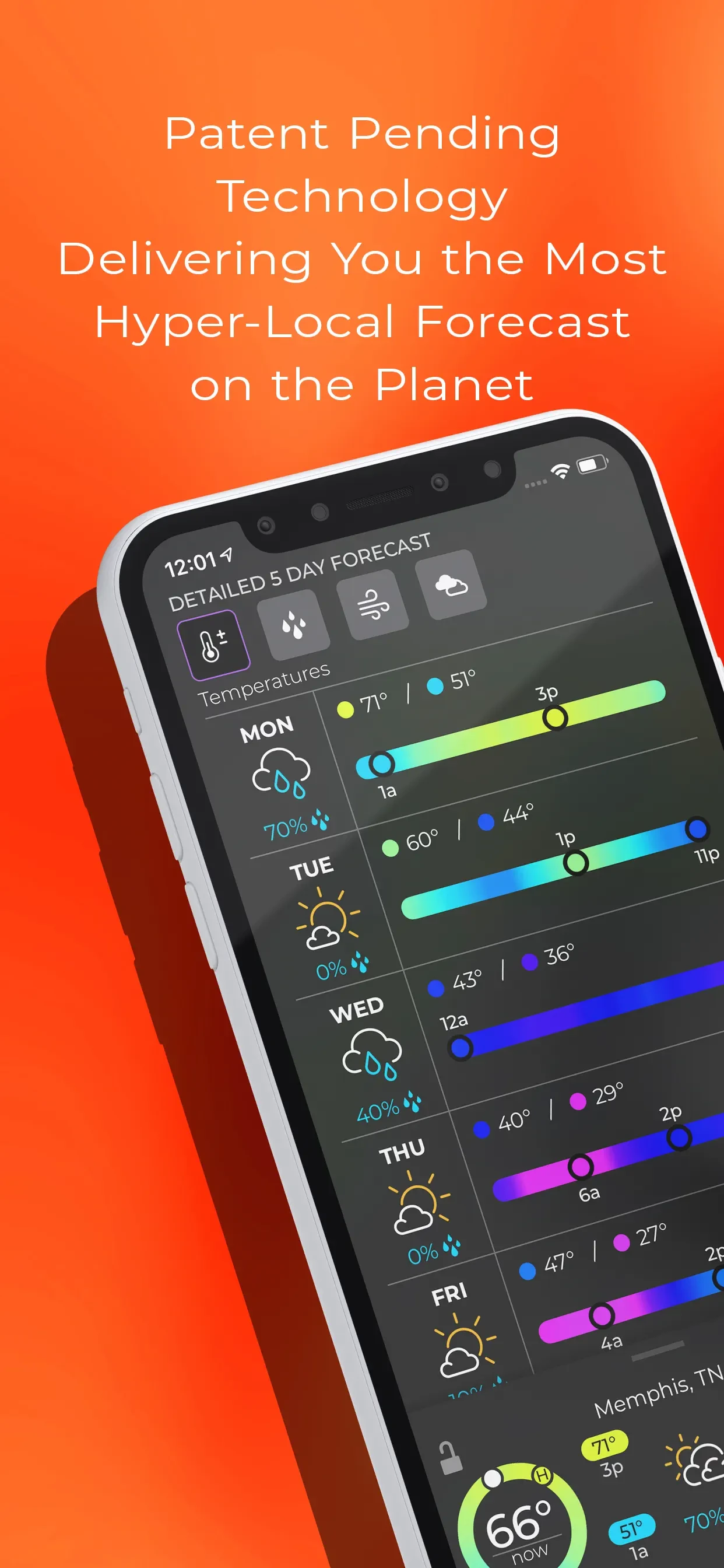 MyRadar Weather Radar Pro app store screenshot 2 — Weather (iOS)