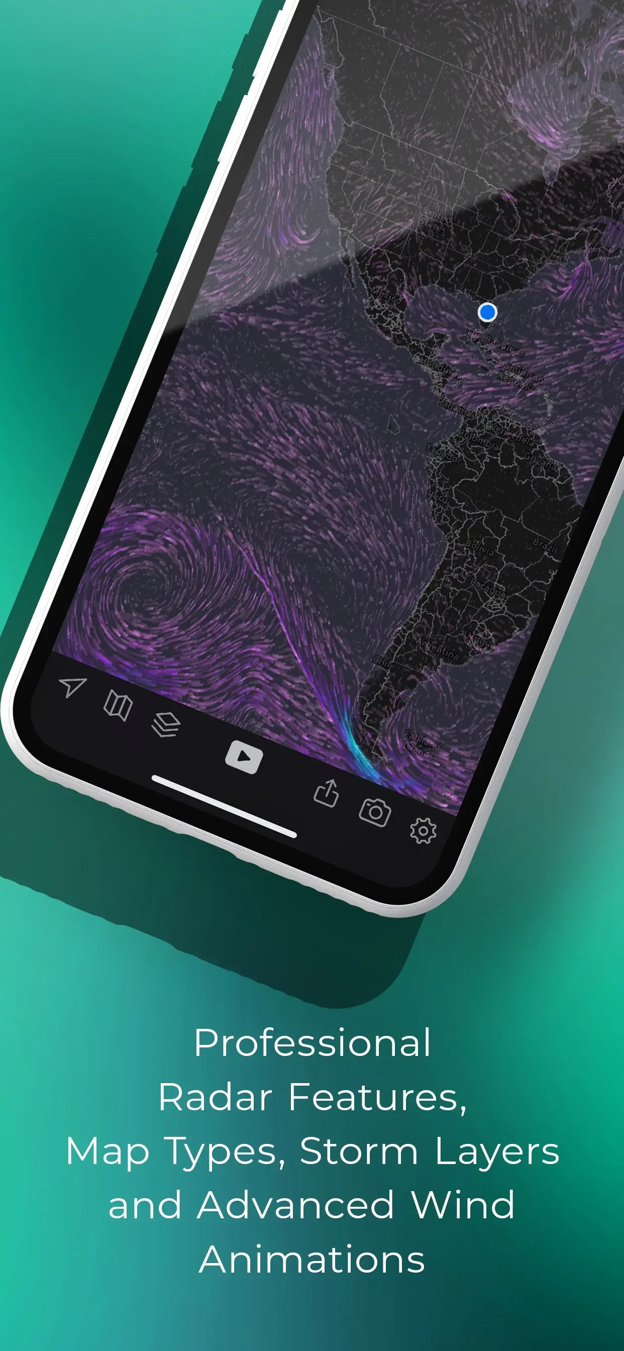 MyRadar Weather Radar Pro app store screenshot 5 — Weather (iOS)