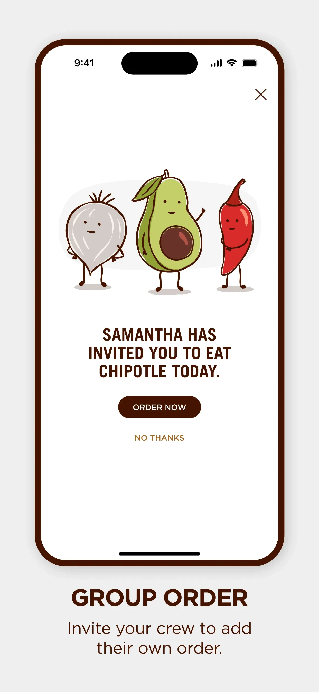 Chipotle app store screenshot 6 — Food & Drink (iOS)