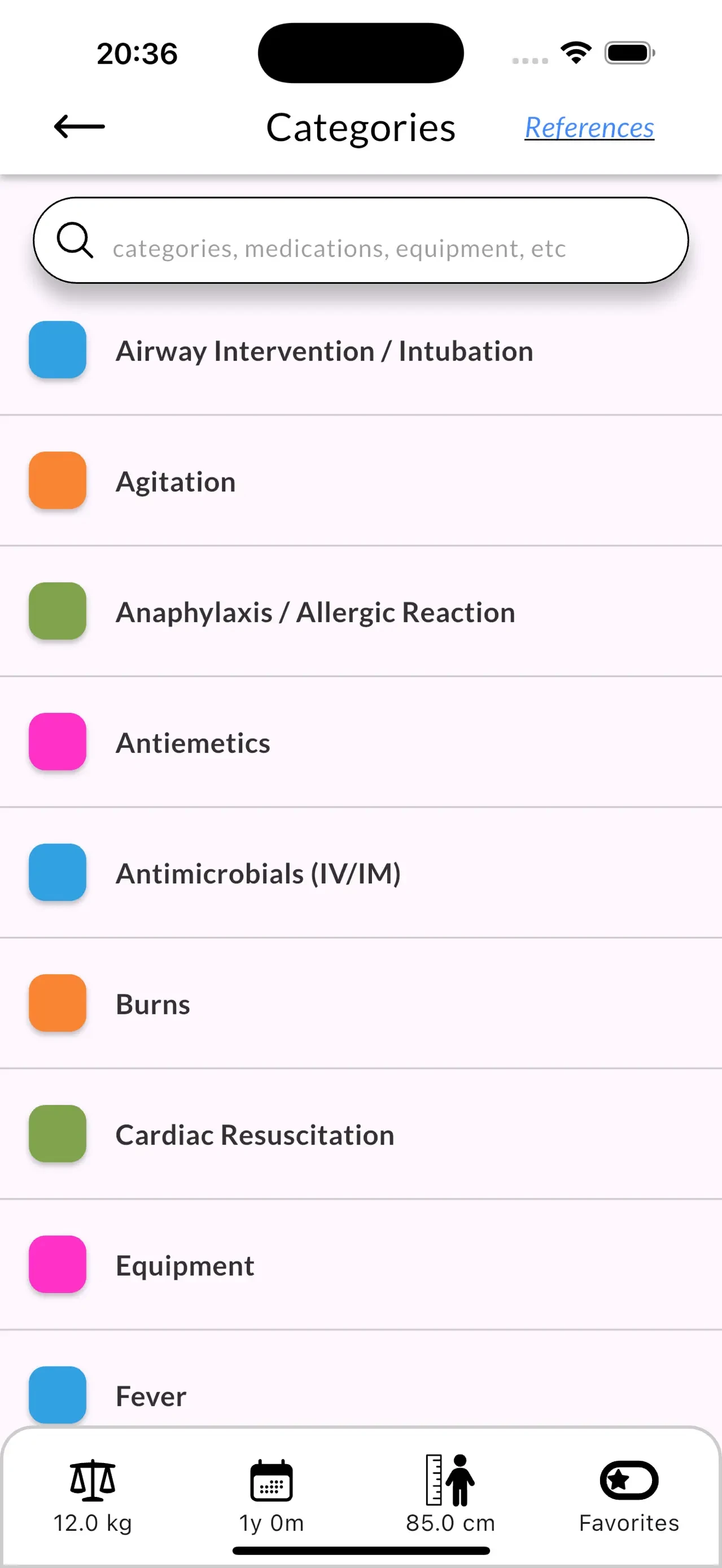 Pedi STAT app store screenshot 4 — Medical (iOS)