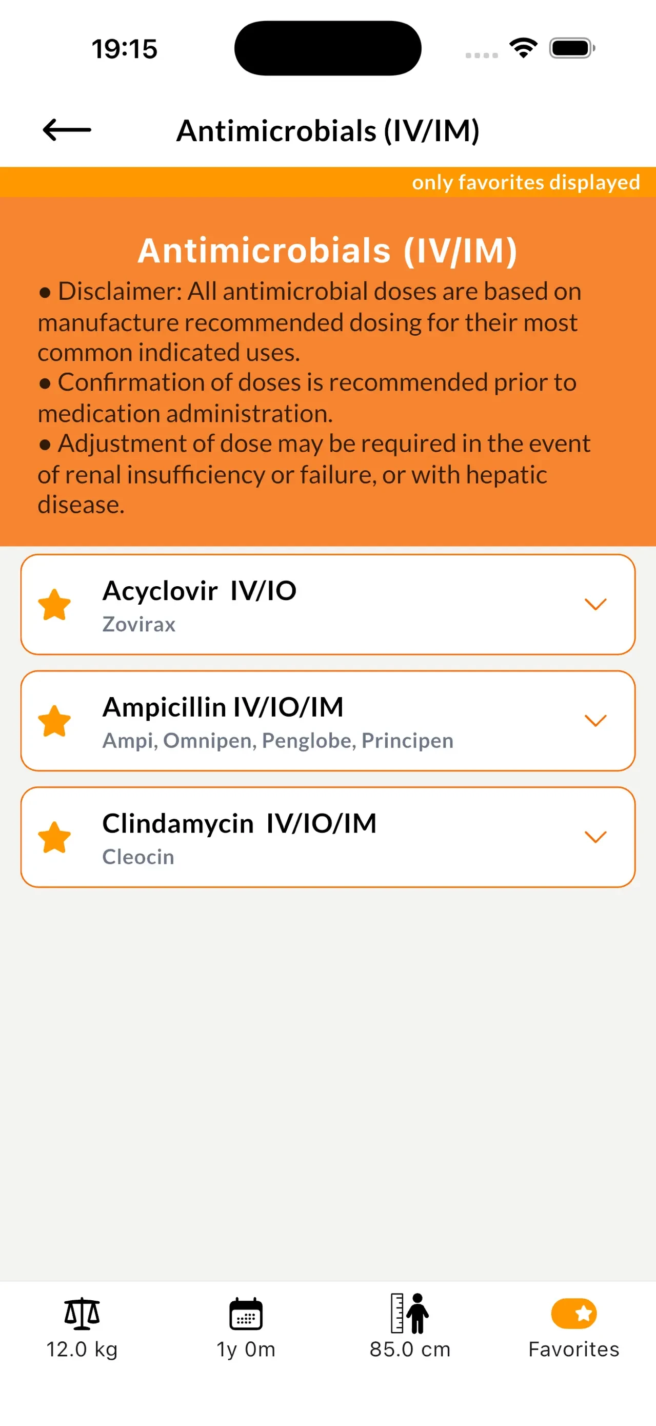Pedi STAT app store screenshot 5 — Medical (iOS)