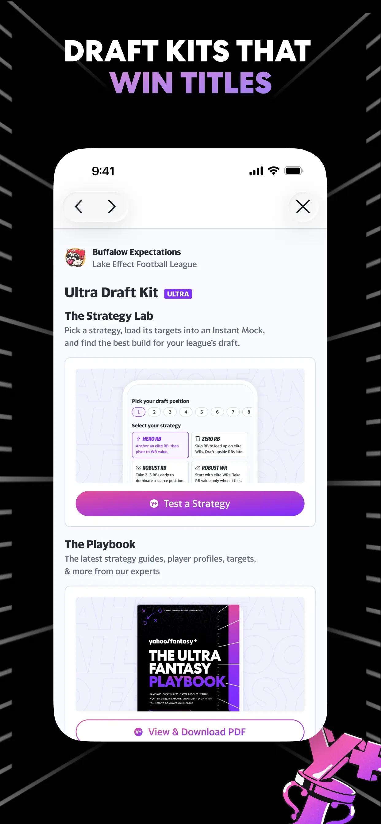Yahoo Fantasy Sports: NFL, MLB app store screenshot 8 — Unknown (iOS)