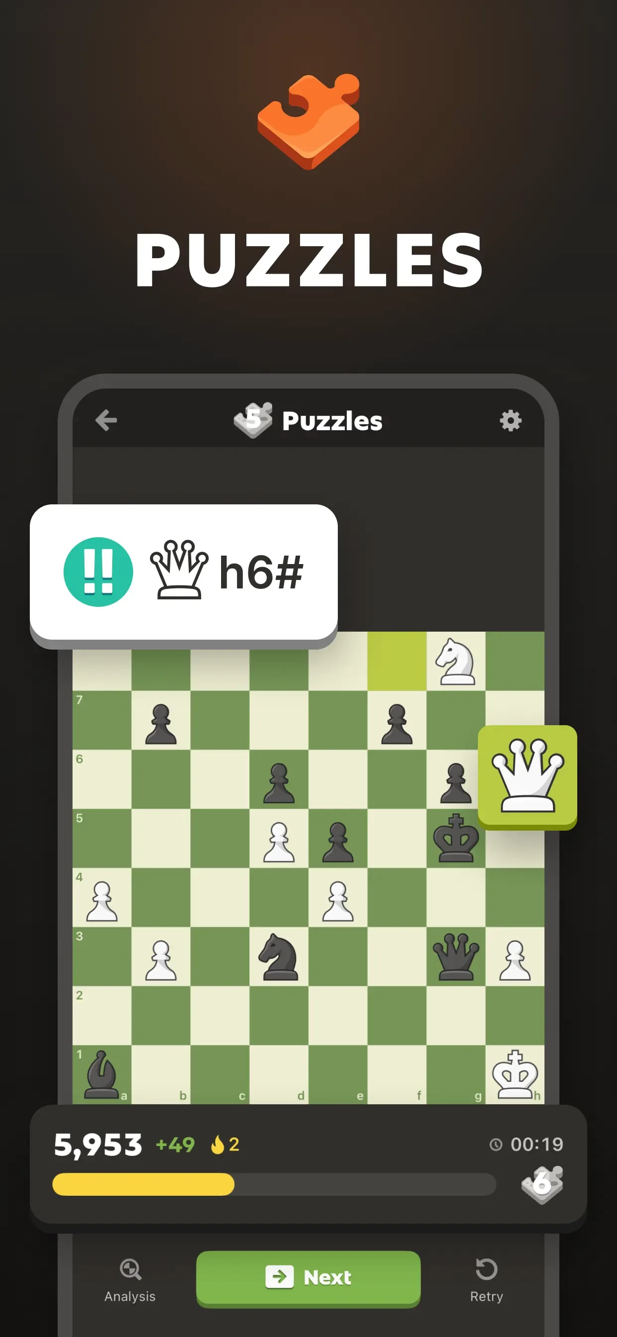 Chess.com - Play and Learn app store screenshot 3 — Games (iOS)