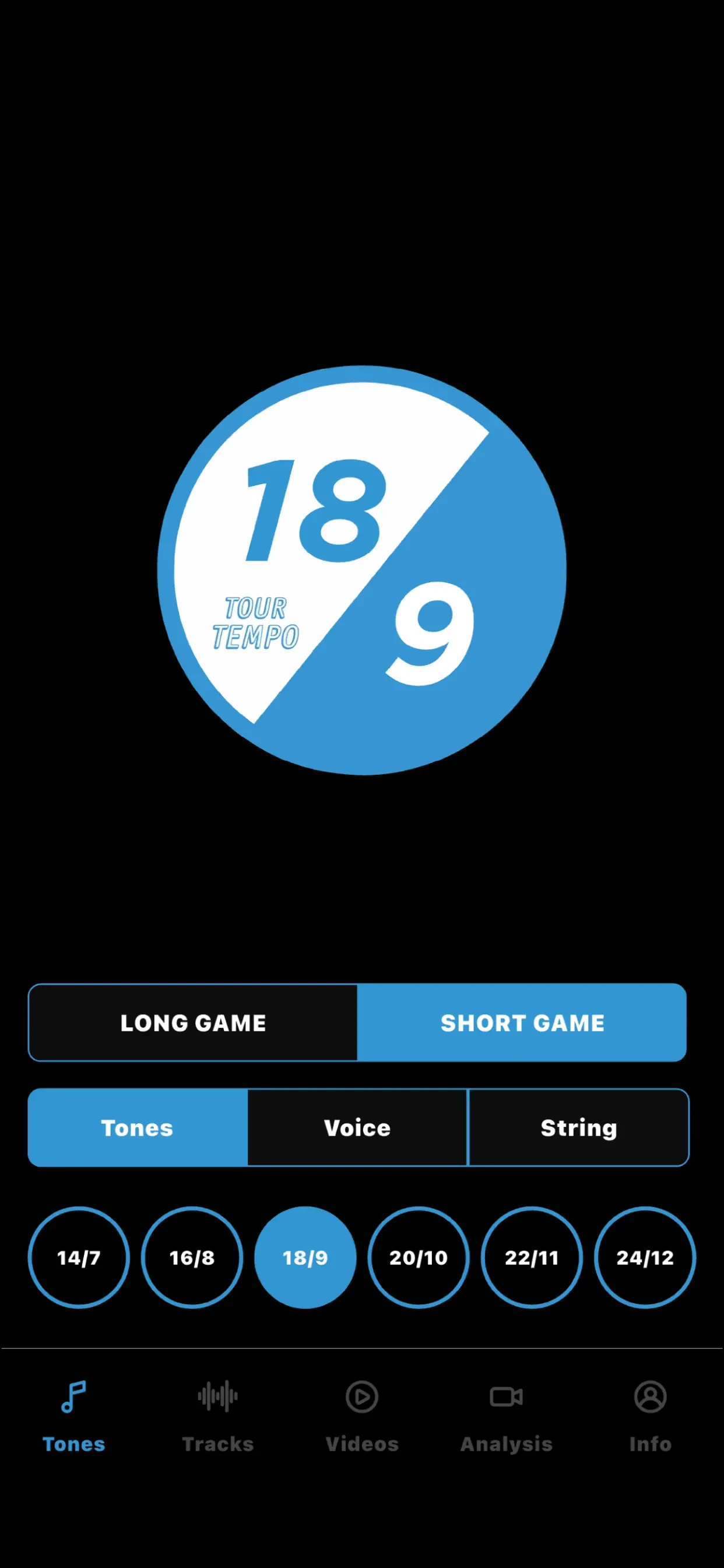 Tour Tempo app store screenshot 8 — Sports (iOS)