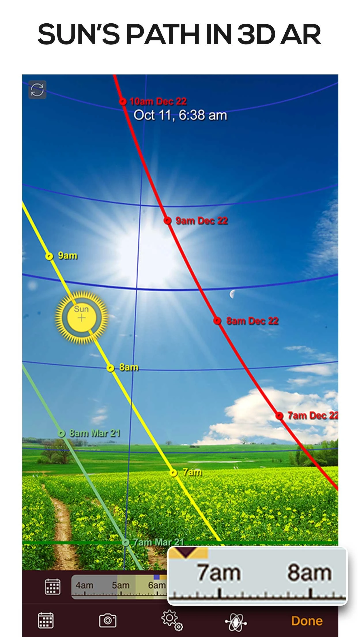 Sun Seeker - Sunlight Tracker app store screenshot 2 — Navigation (iOS)