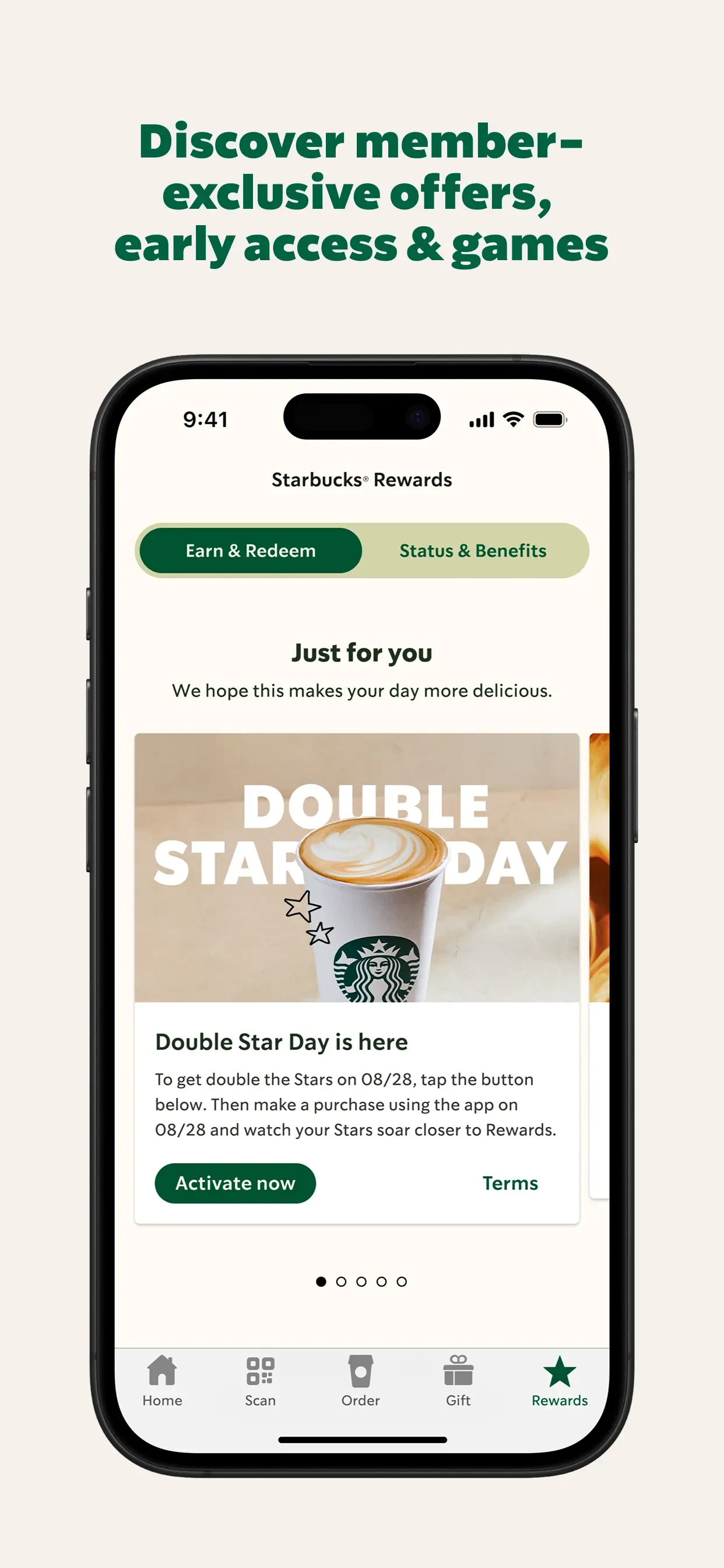 Starbucks app store screenshot 7 — Unknown (iOS)