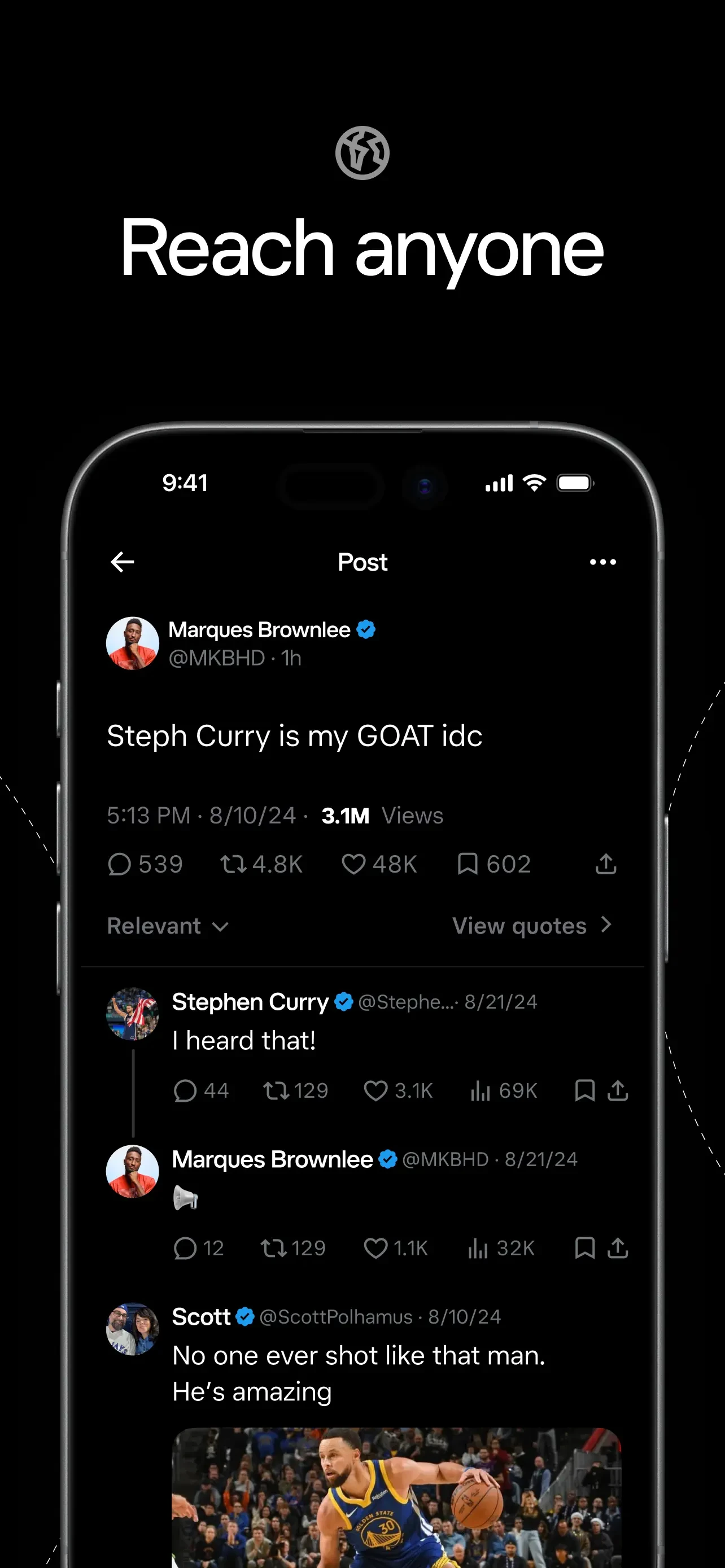 X app store screenshot 3 — News (iOS)