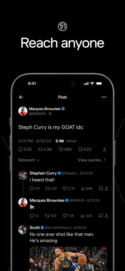X app store screenshot 3 — News (iOS)