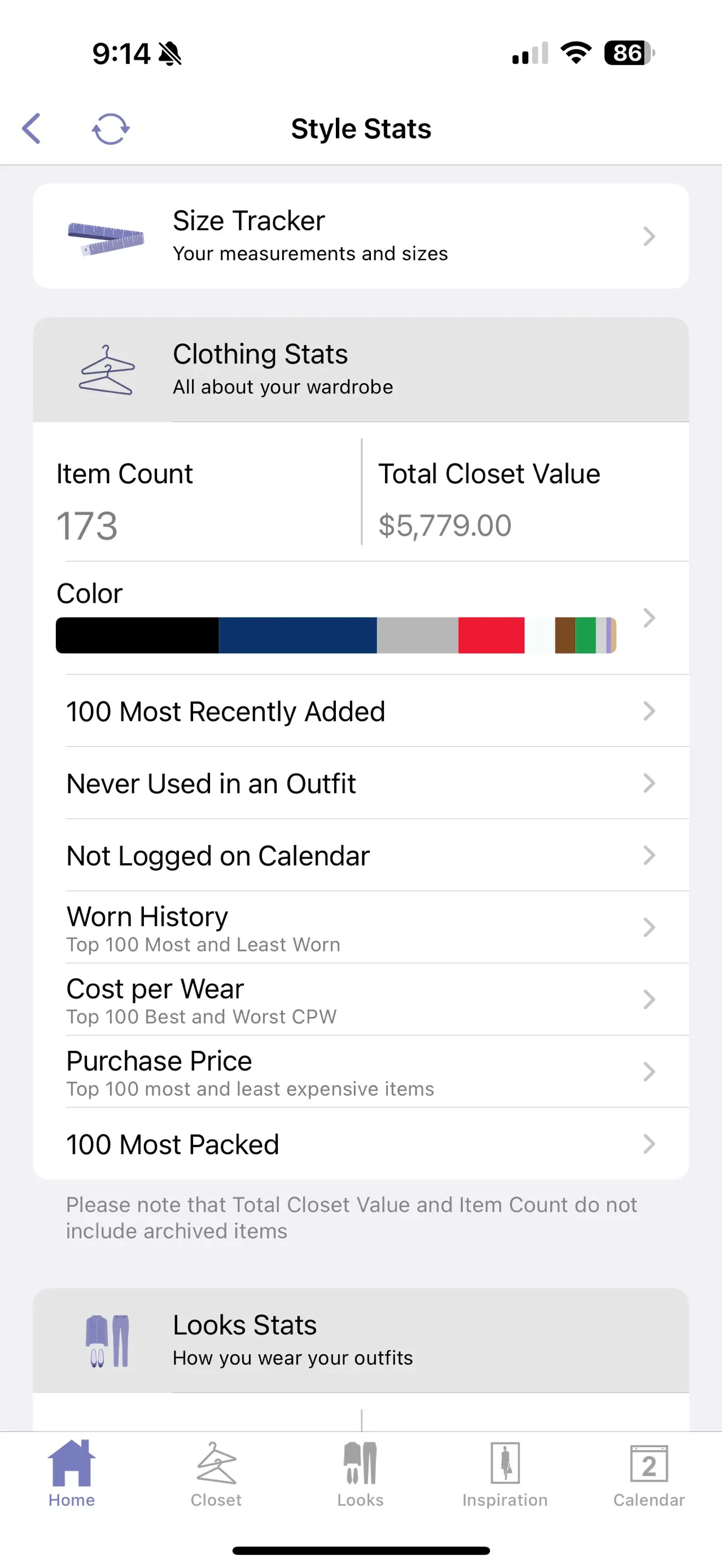 Stylebook app store screenshot 6 — Lifestyle (iOS)