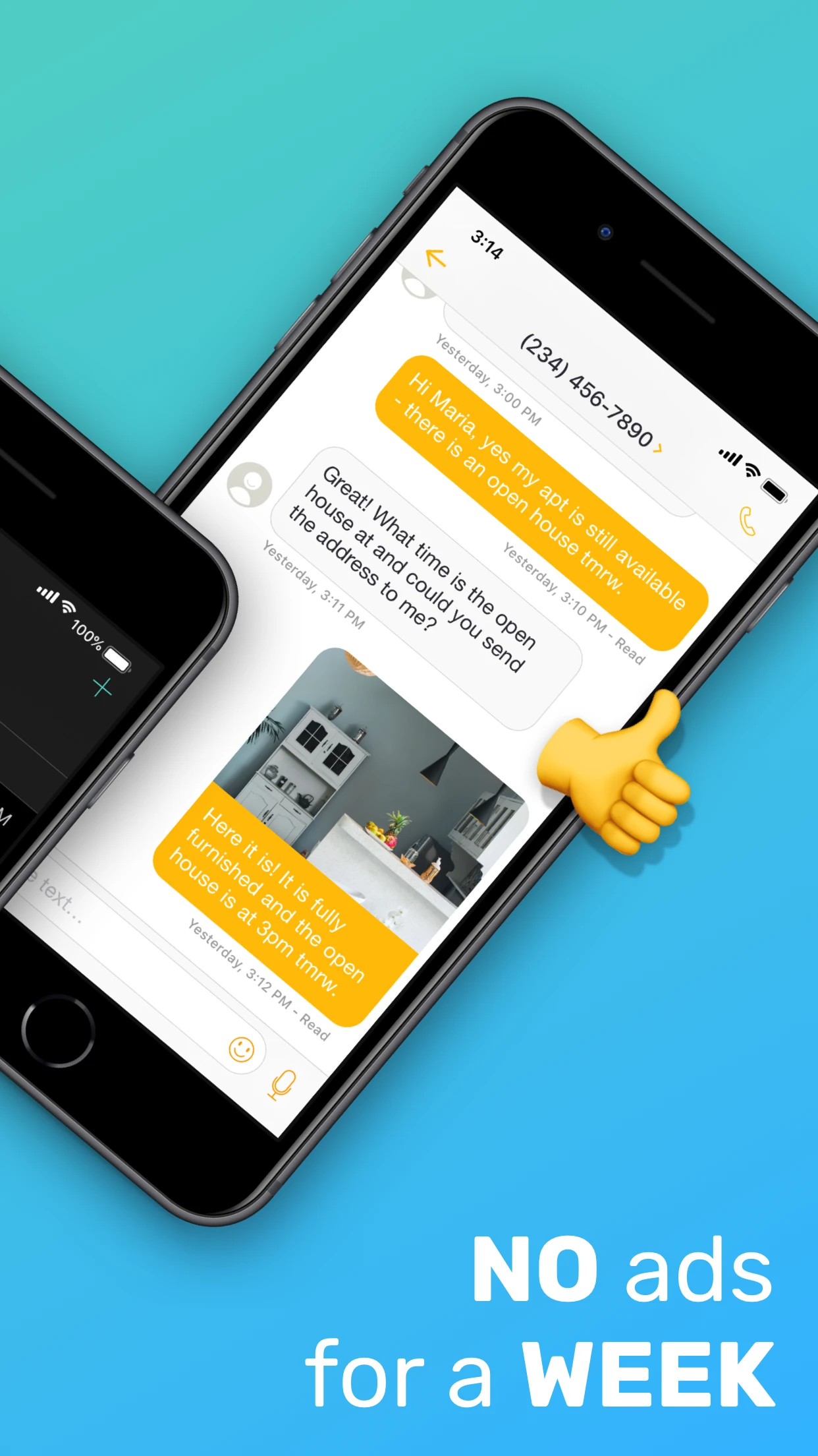 Free Tone - Calling & Texting app store screenshot 2 — Social Networking (iOS)