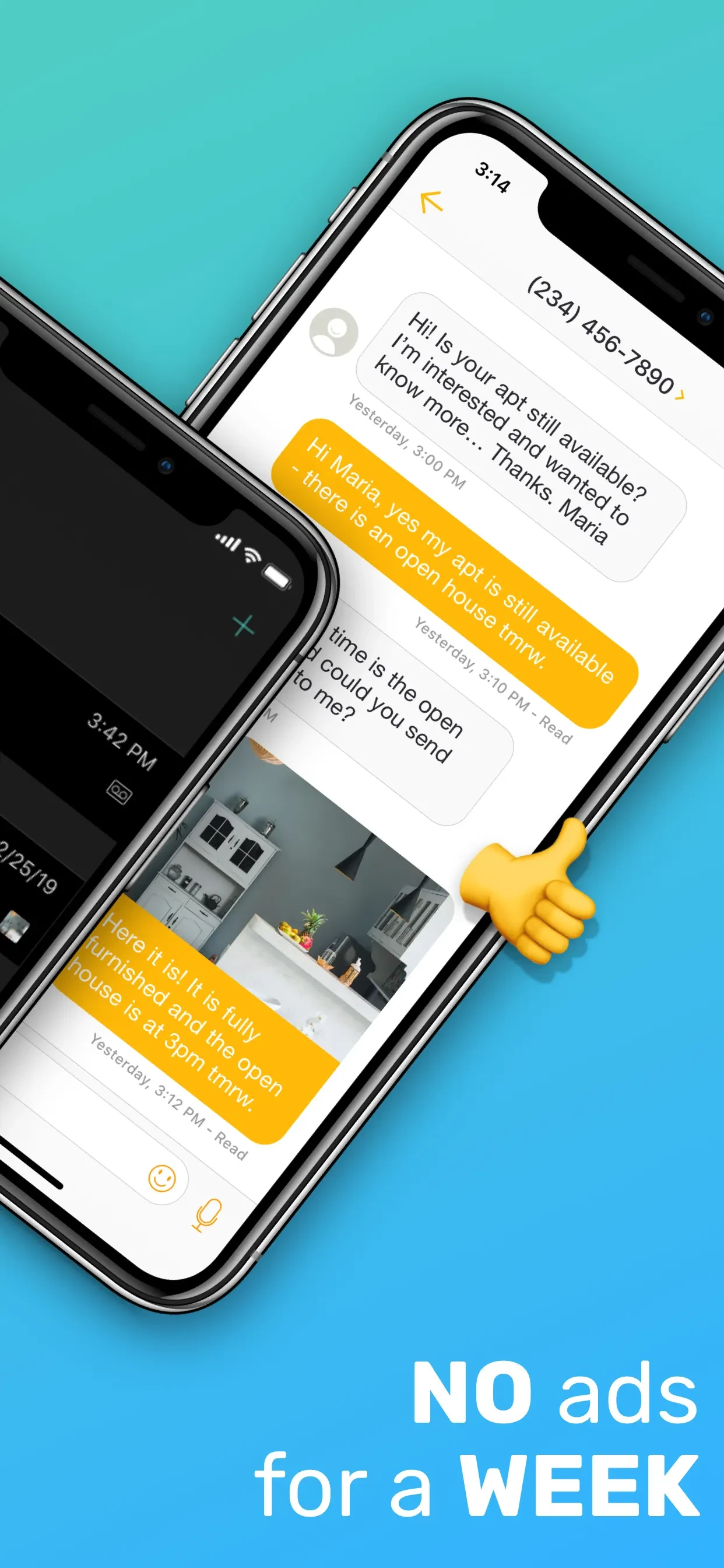 Free Tone - Calling & Texting app store screenshot 2 — Social Networking (iOS)