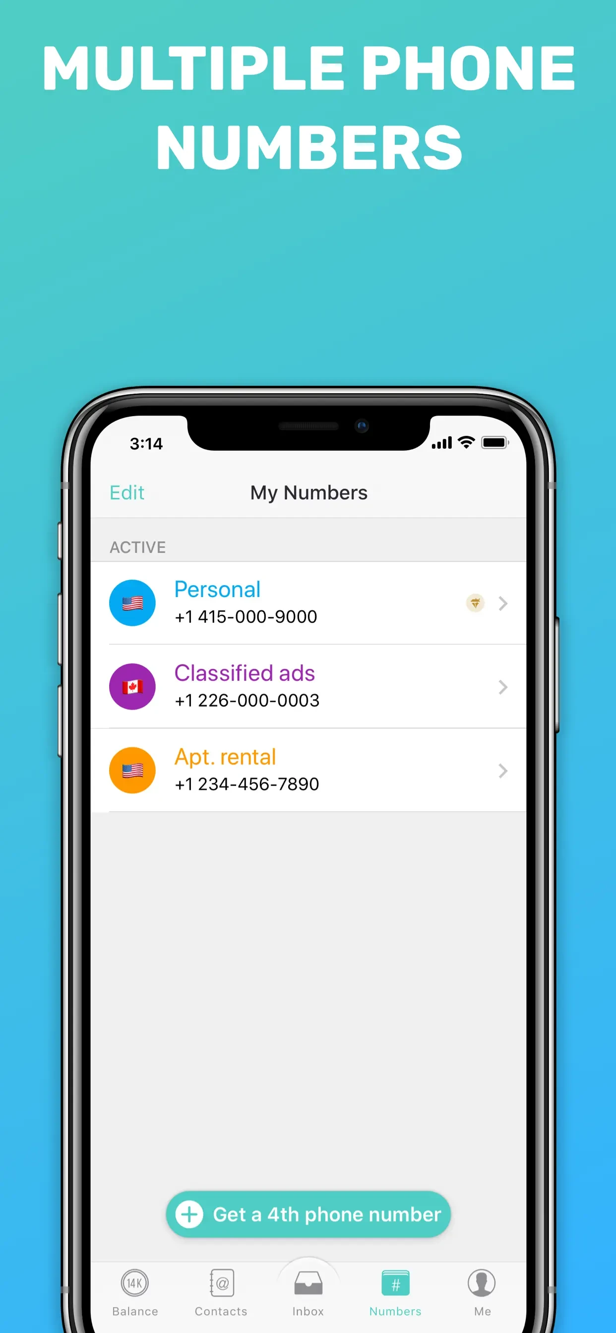 Free Tone - Calling & Texting app store screenshot 5 — Social Networking (iOS)