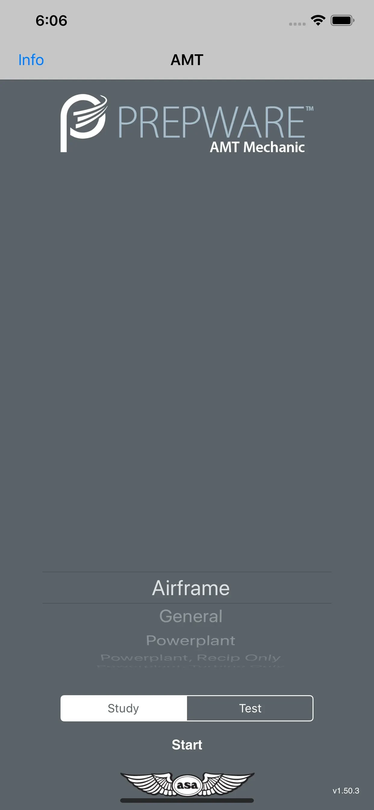 Prepware Aviation Maintenance app store screenshot 1 — Education (iOS)