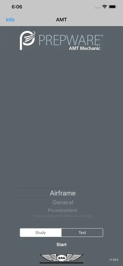 Prepware Aviation Maintenance app store screenshot 1 — Education (iOS)