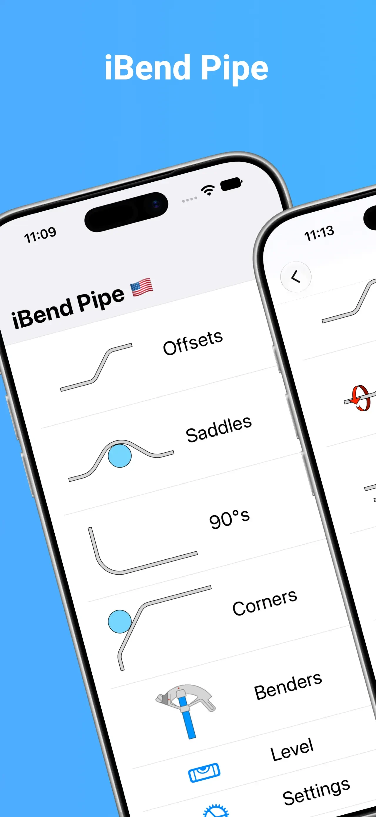 iBend Pipe app store screenshot 1 — Productivity (iOS)