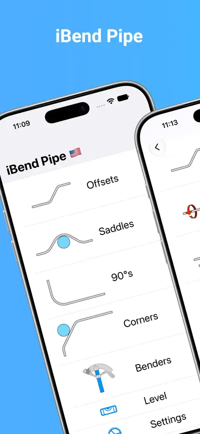 iBend Pipe app store screenshot 1 — Productivity (iOS)