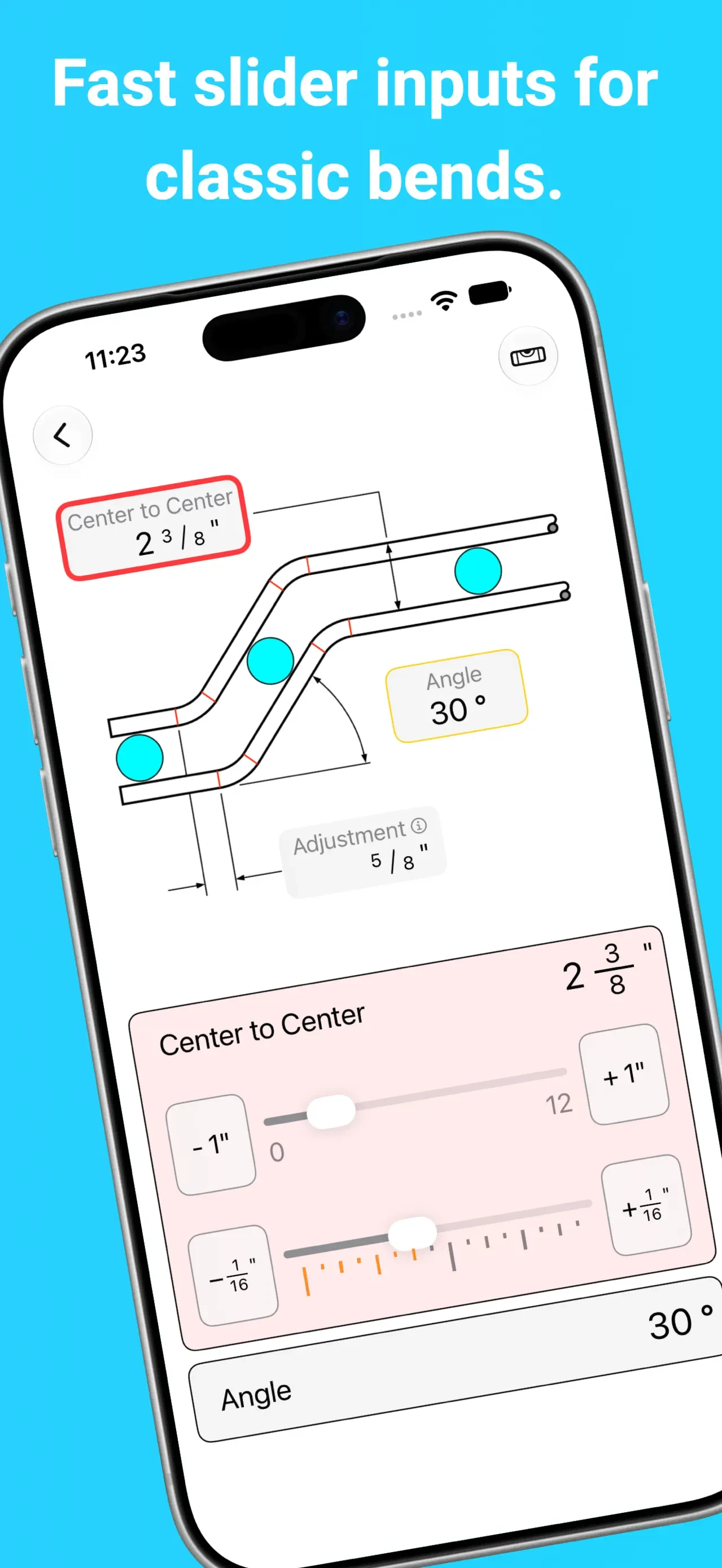 iBend Pipe app store screenshot 6 — Productivity (iOS)