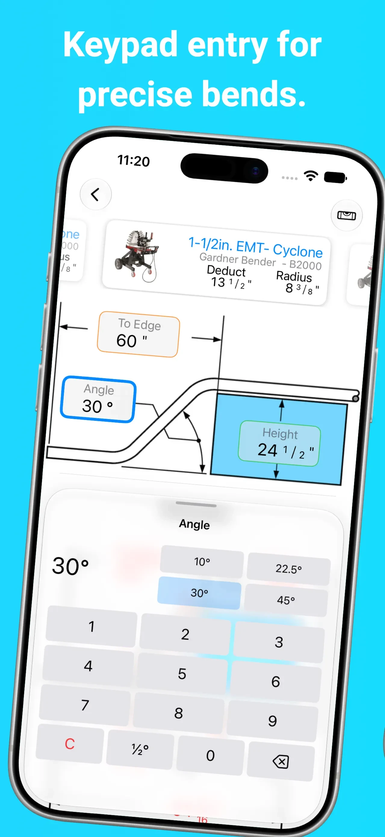 iBend Pipe app store screenshot 7 — Productivity (iOS)