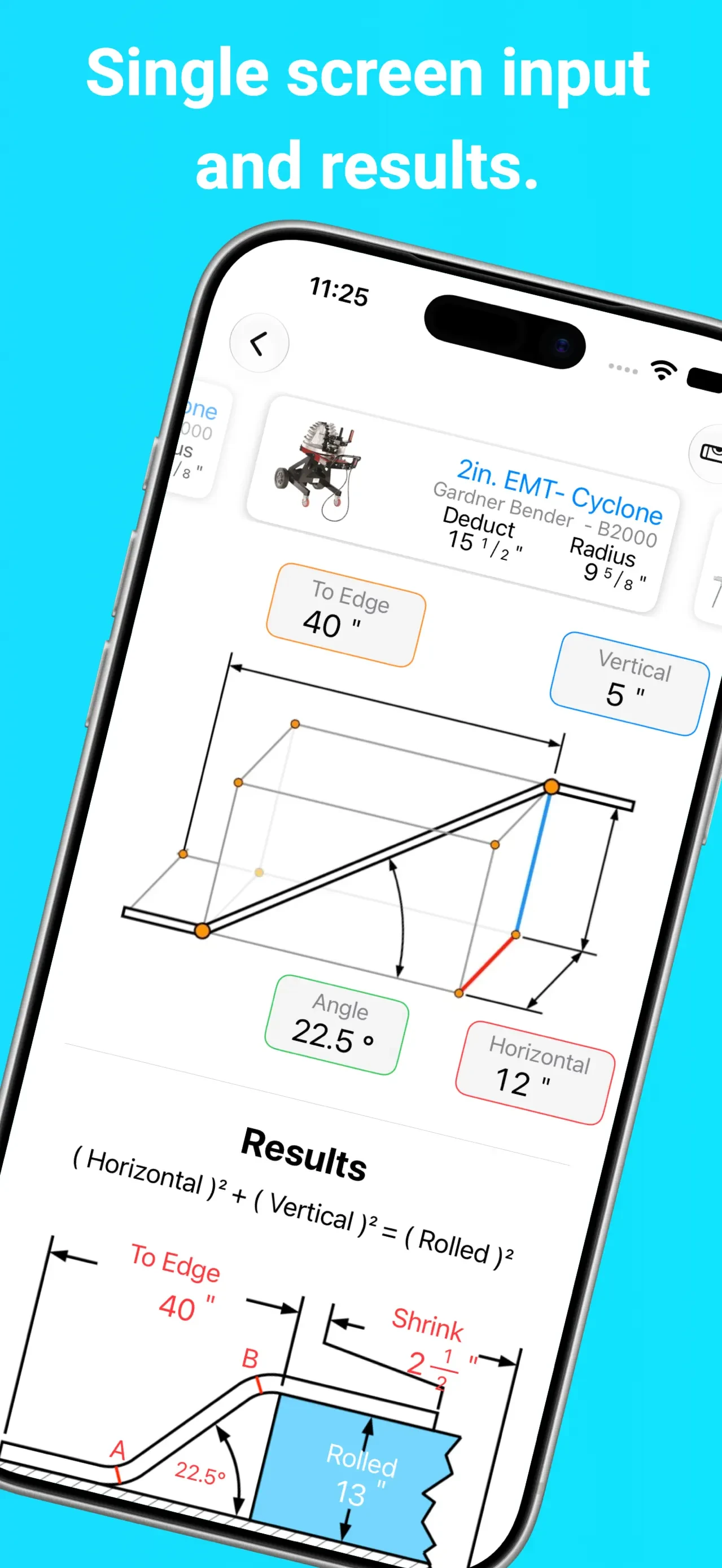 iBend Pipe app store screenshot 8 — Productivity (iOS)