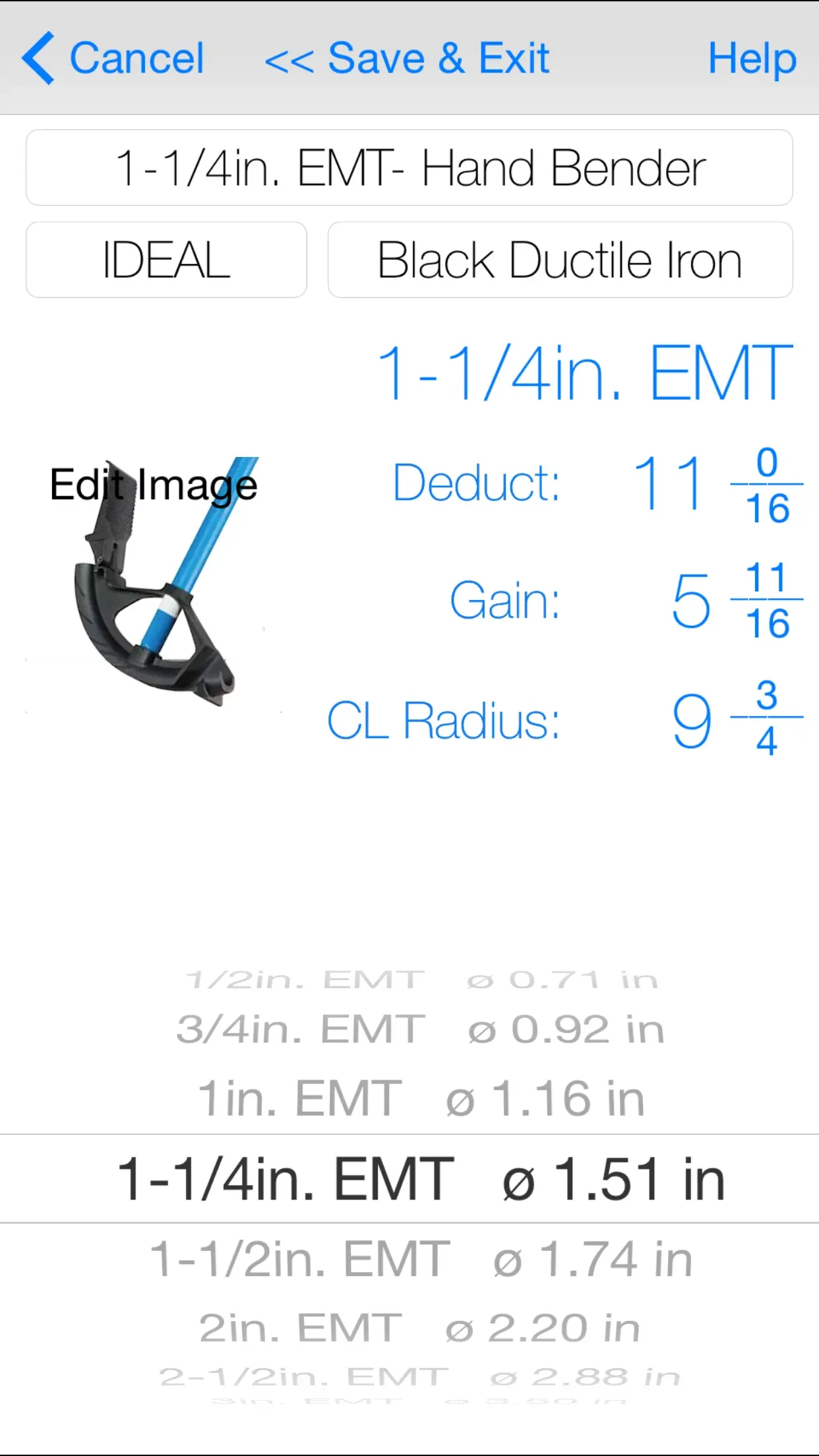 iBend Pipe app store screenshot 5 — Productivity (iOS)
