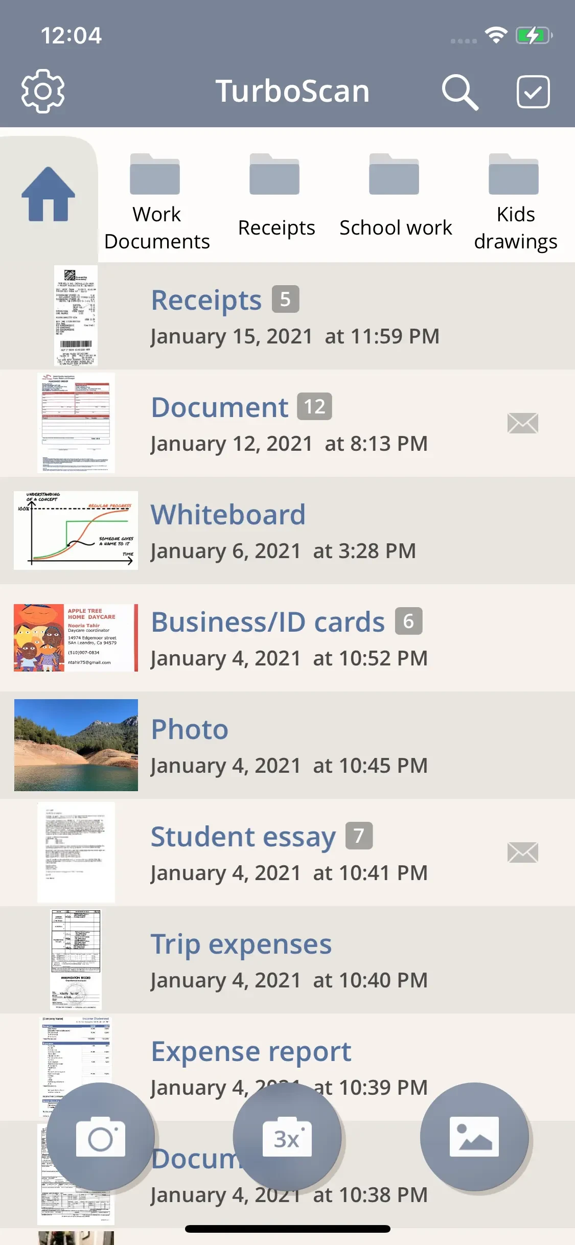 TurboScan™ Pro: PDF scanner app store screenshot 1 — Business (iOS)