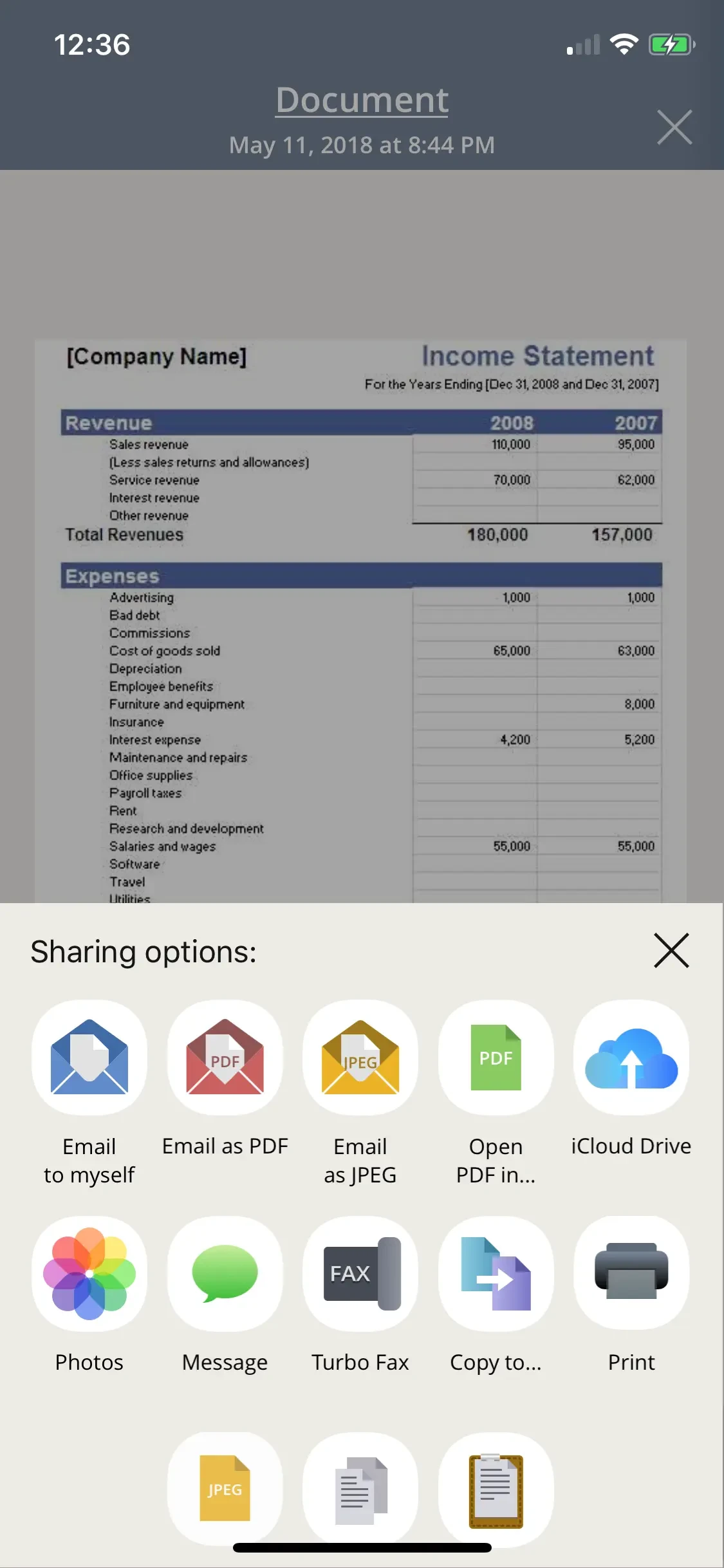 TurboScan™ Pro: PDF scanner app store screenshot 4 — Business (iOS)