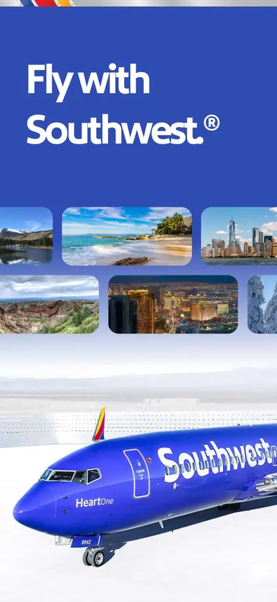 Southwest Airlines: Travel App app store screenshot 1 — Travel (iOS)