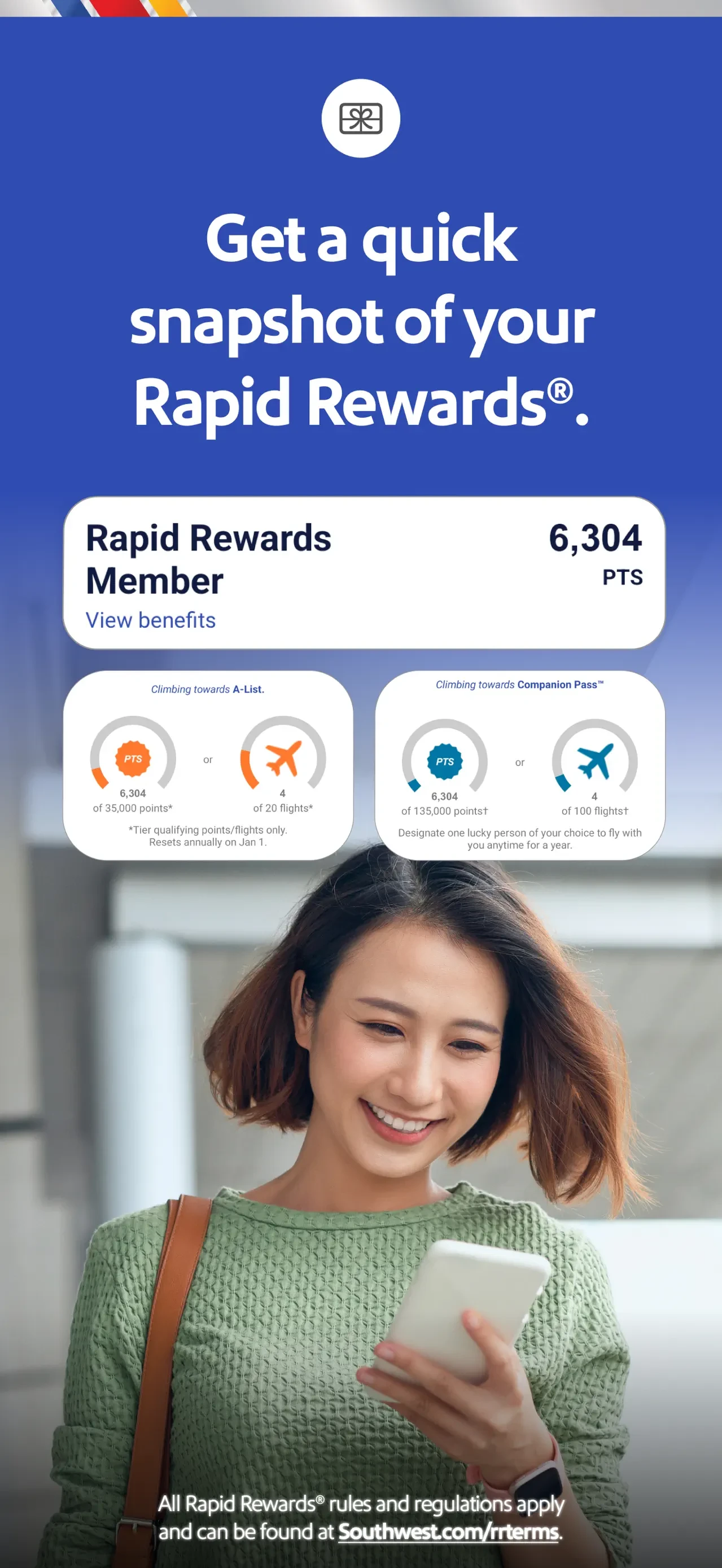 Southwest Airlines: Travel App app store screenshot 8 — Travel (iOS)