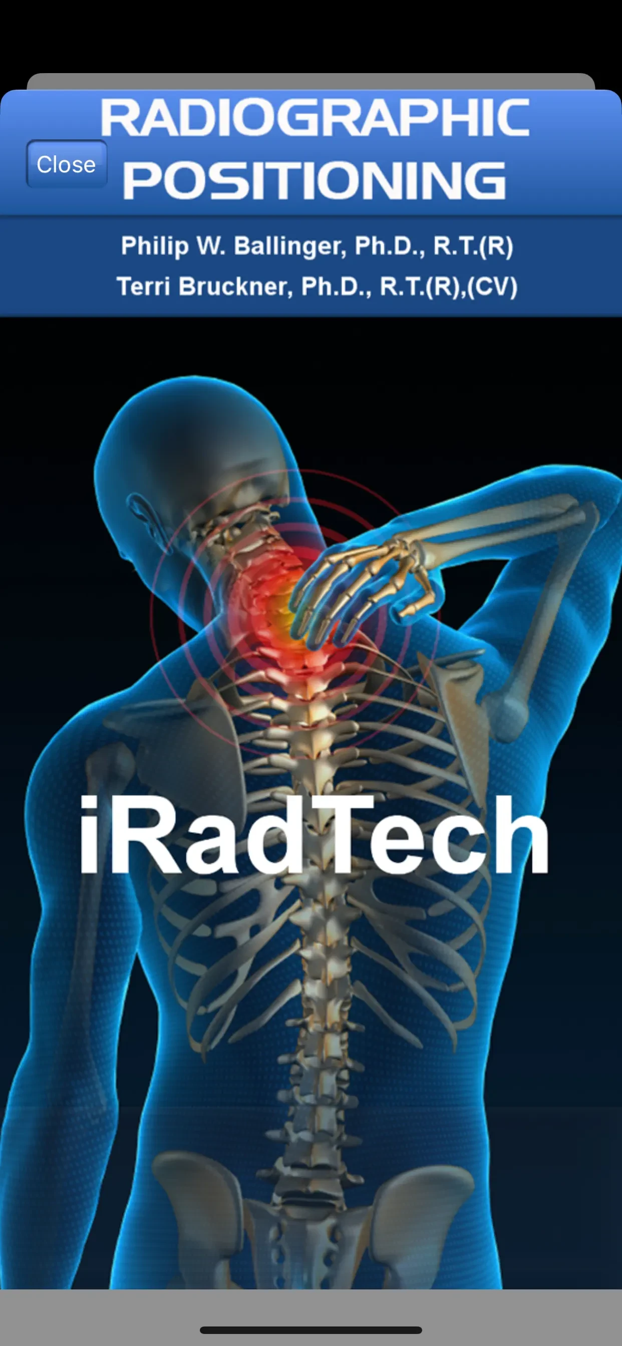 iRadTech app store screenshot 1 — Unknown (iOS)