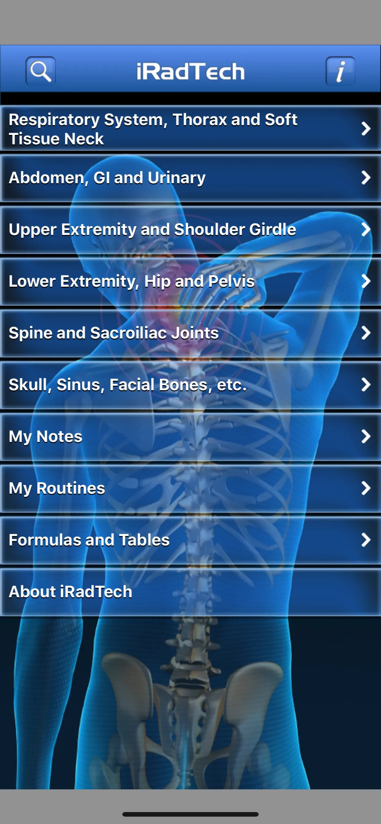 iRadTech app store screenshot 2 — Unknown (iOS)