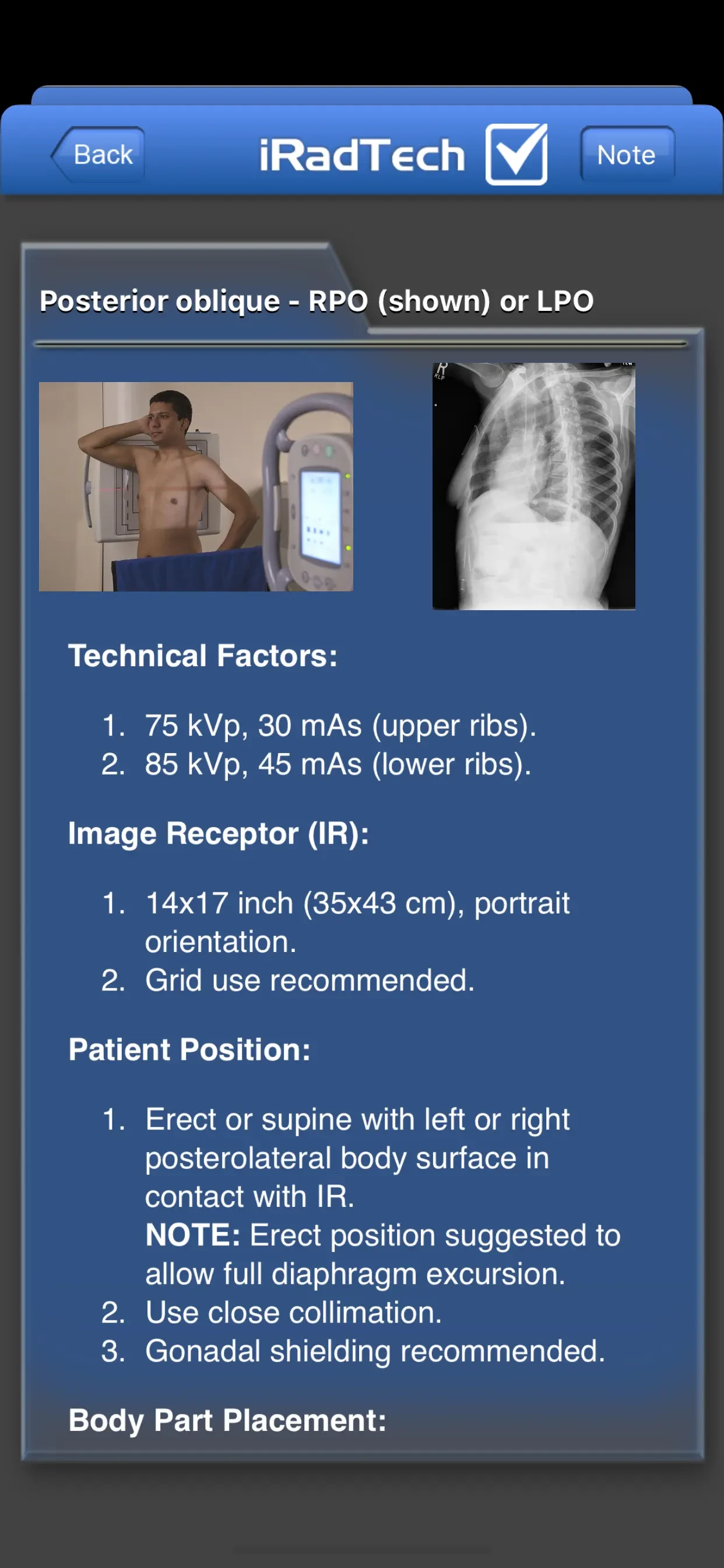 iRadTech app store screenshot 3 — Unknown (iOS)